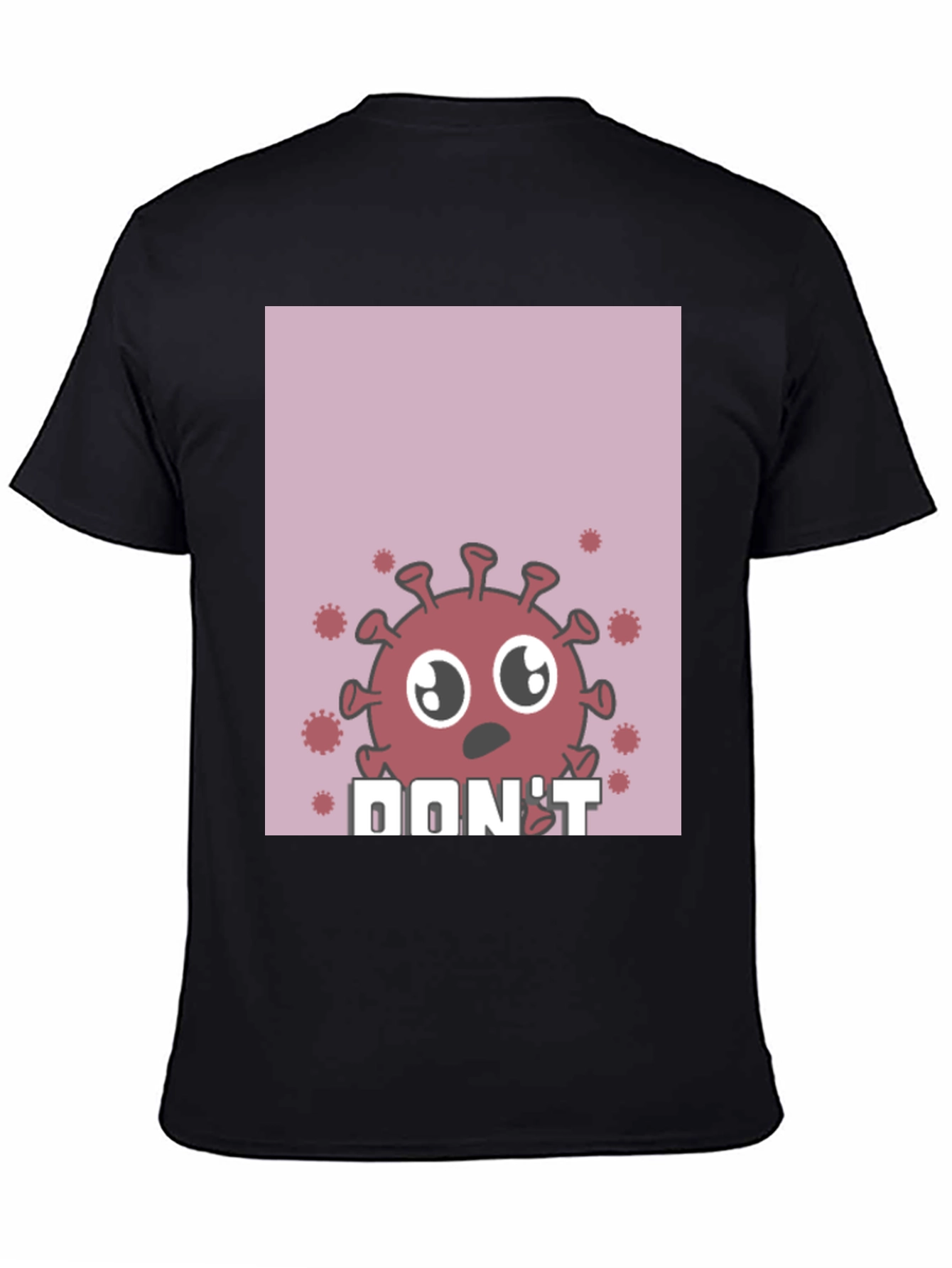 Cartoon Virus Graphic T-Shirt