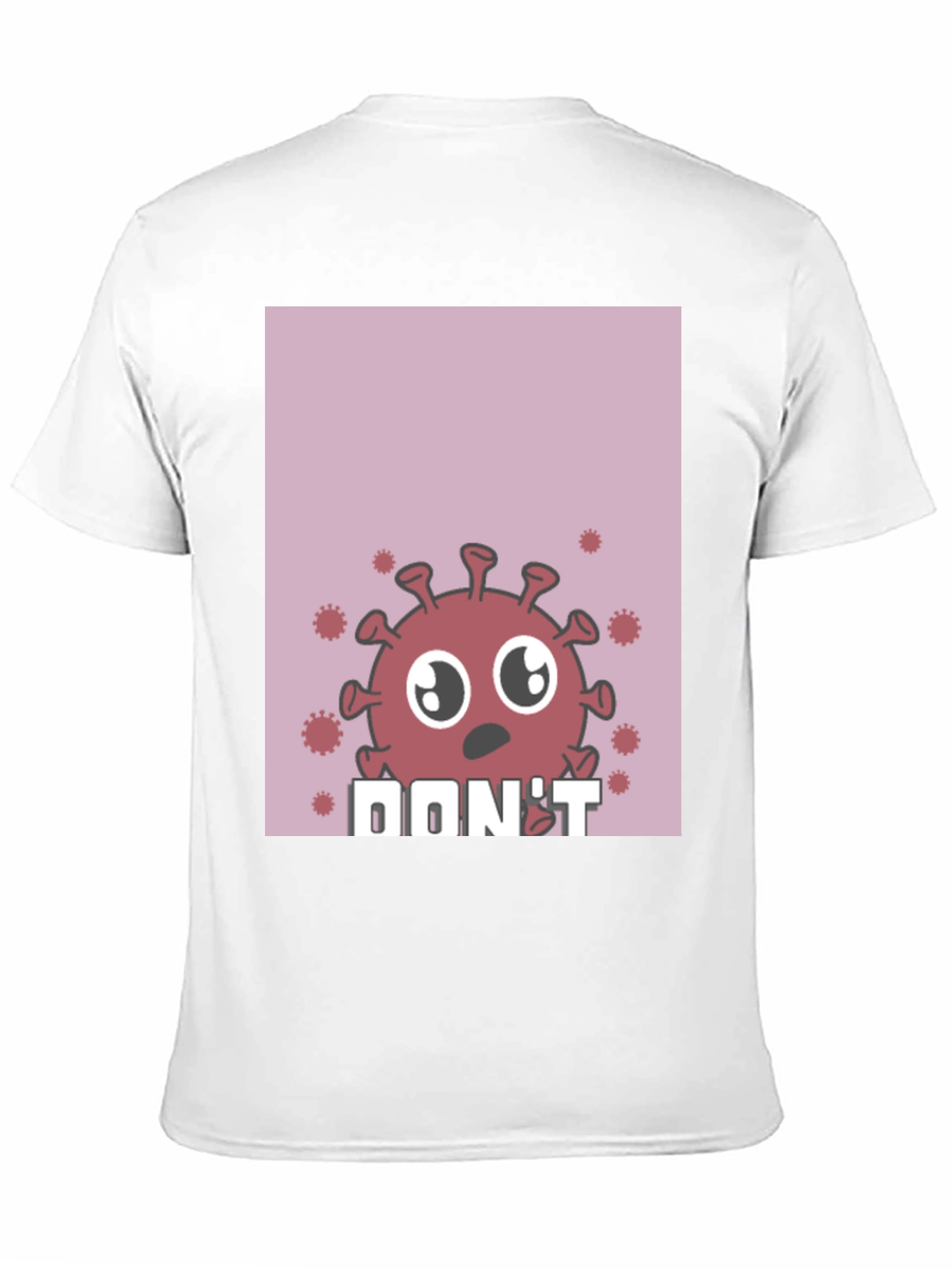 Cartoon Virus Graphic T-Shirt