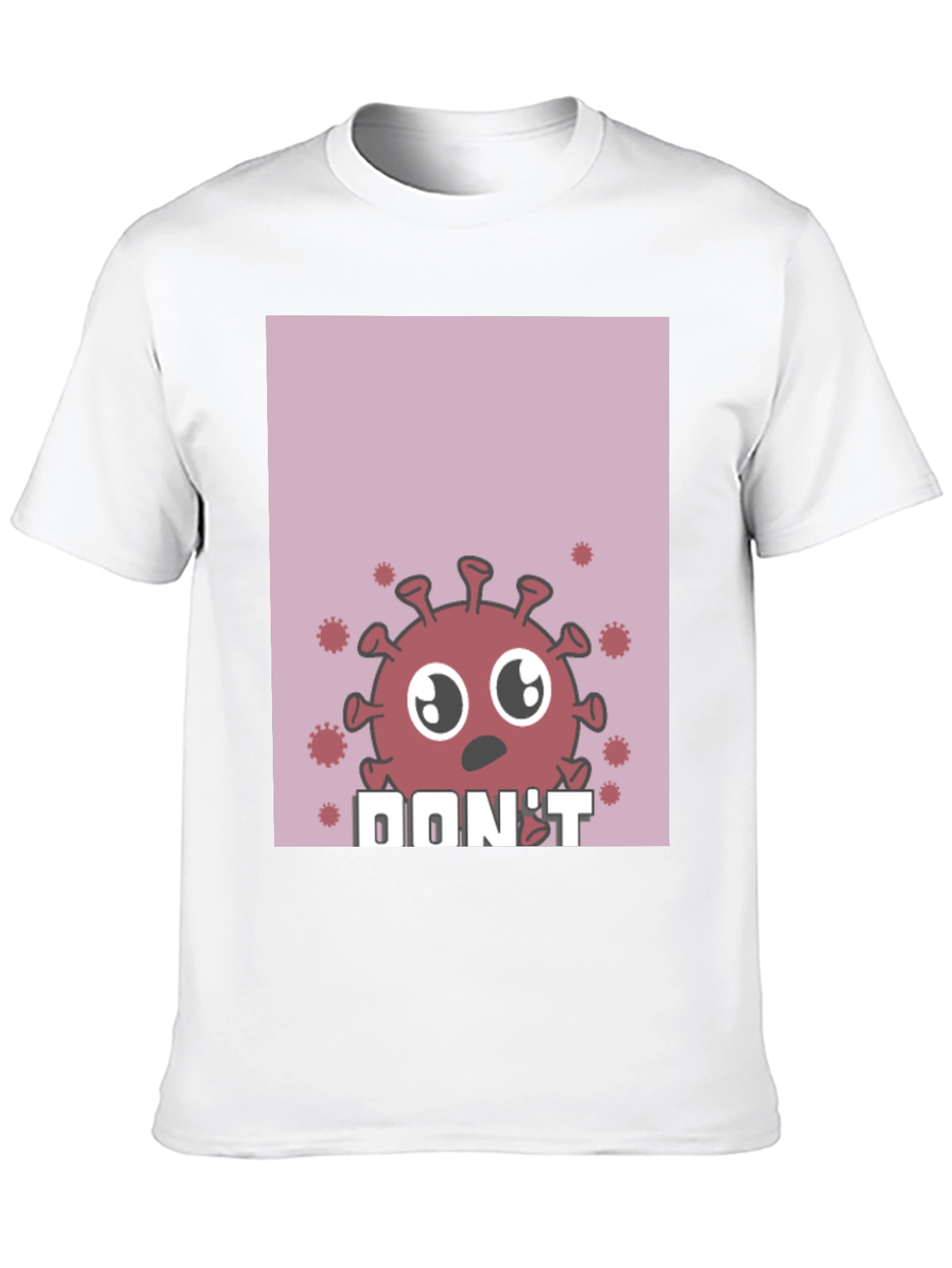 Cartoon Virus Graphic T-Shirt