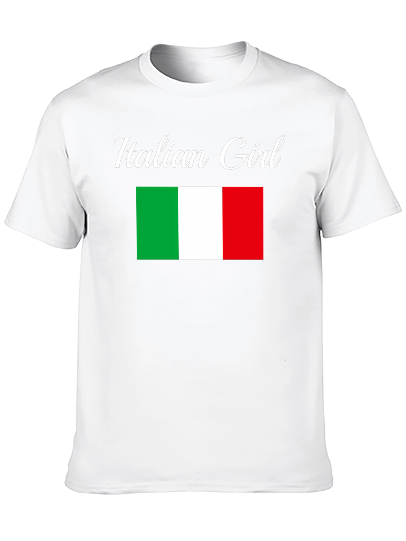 Italian Girl Flag T-Shirt