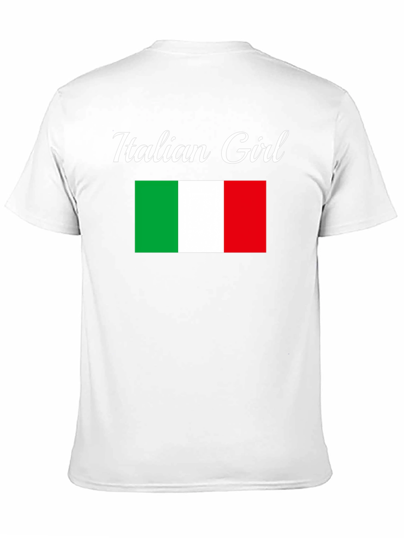 Italian Girl Flag T-Shirt