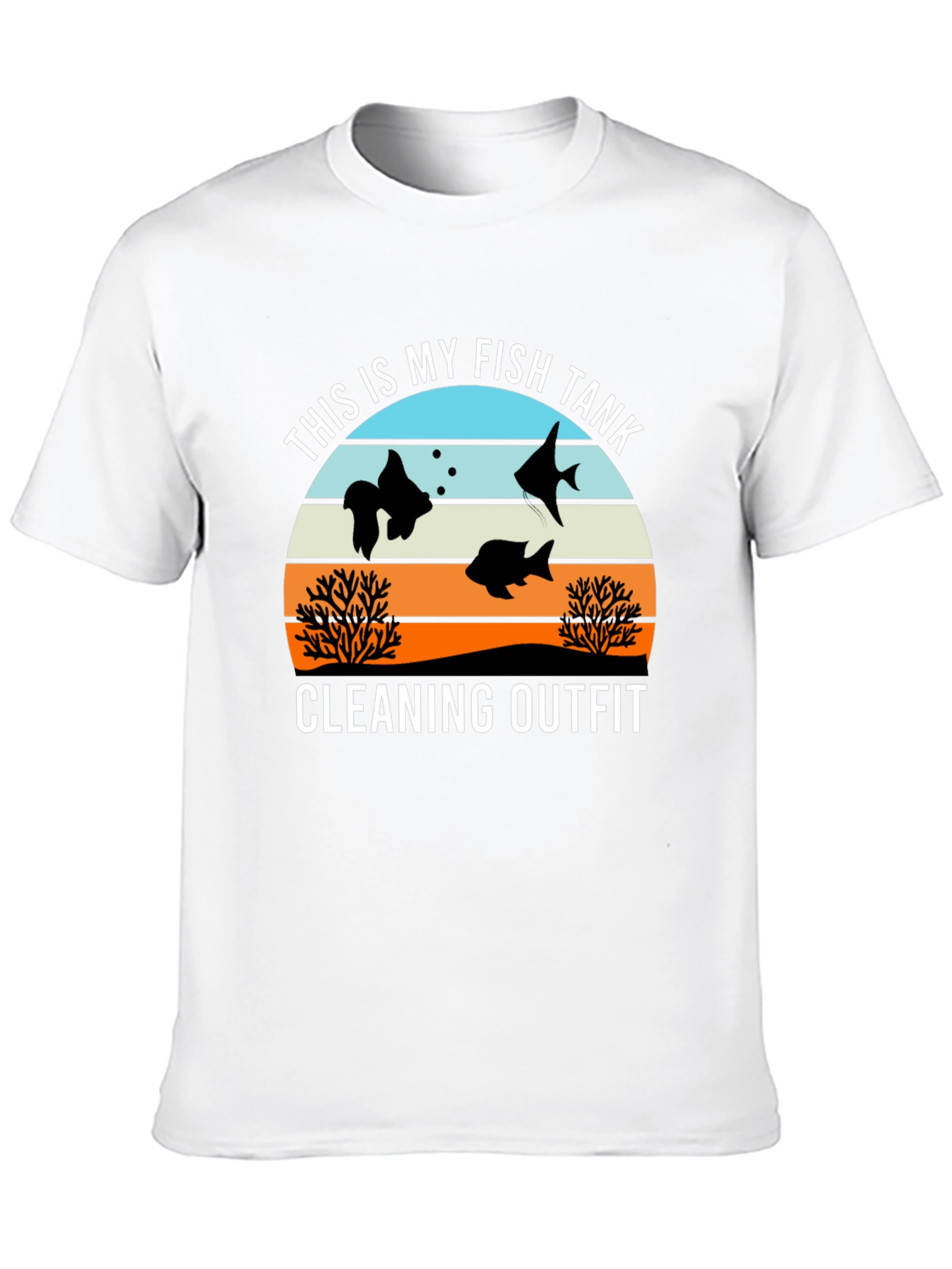 Funny Fish Tank Cleaning Outfit T-Shirt