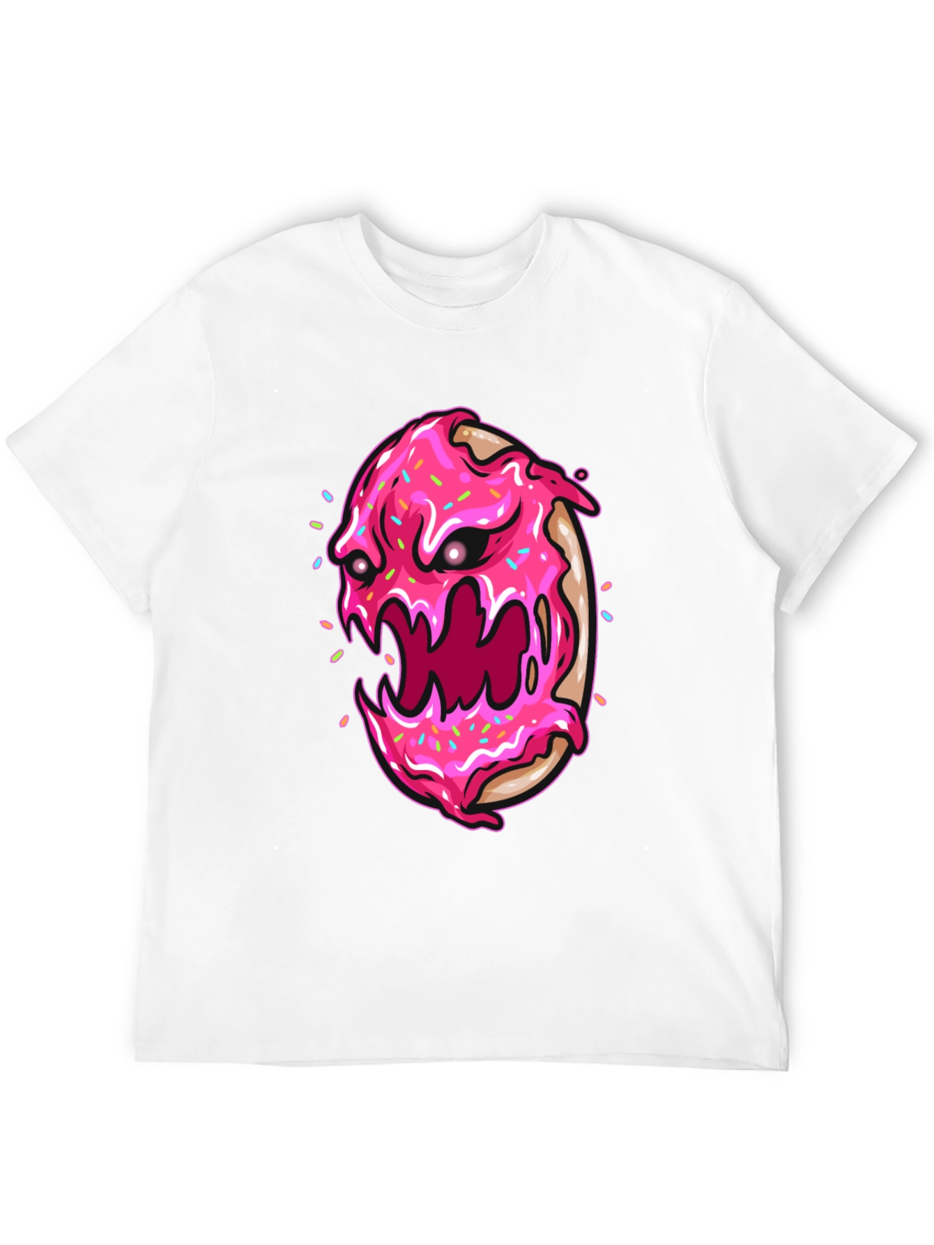 Monster Donut Graphic Tee - Black T-Shirt