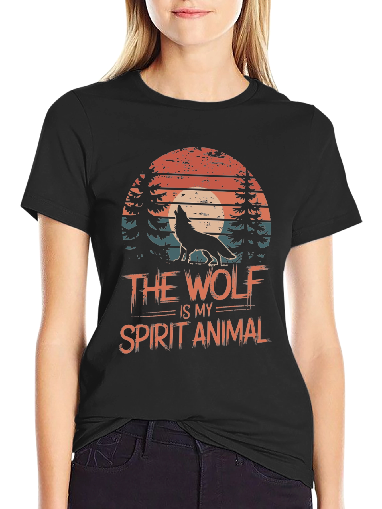 Wolf Spirit Animal Graphic Tee - Unisex