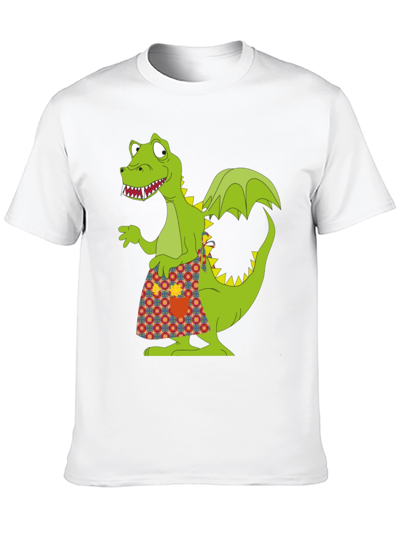 Funny Dragon Graphic Tee - Quirky Black T-Shirt