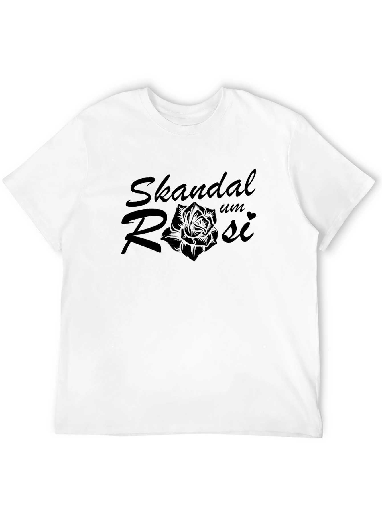 Skandal Um Rosi Rose Graphic Black T-Shirt