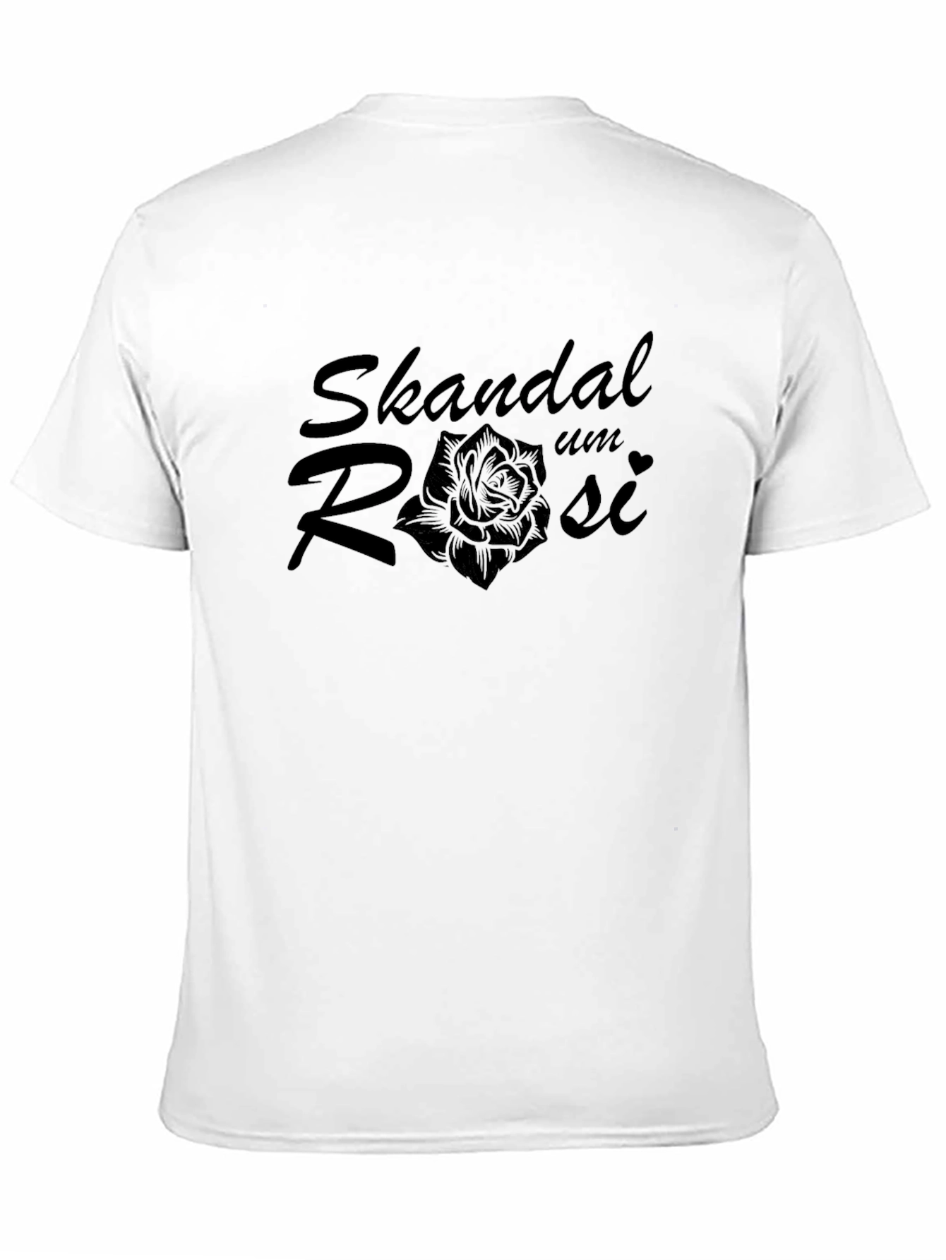 Skandal Um Rosi Rose Graphic Black T-Shirt