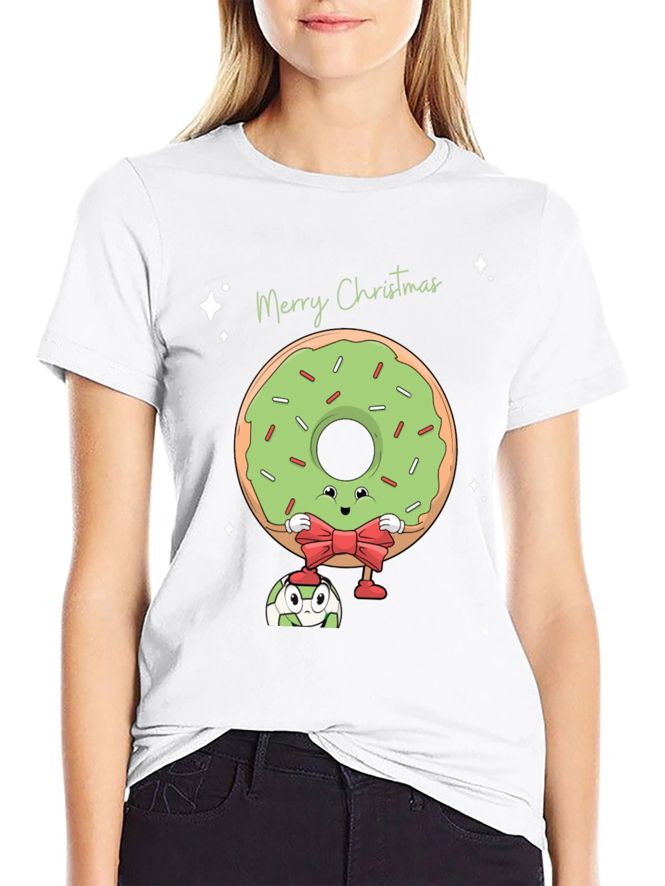 Merry Christmas Donut Graphic Tee