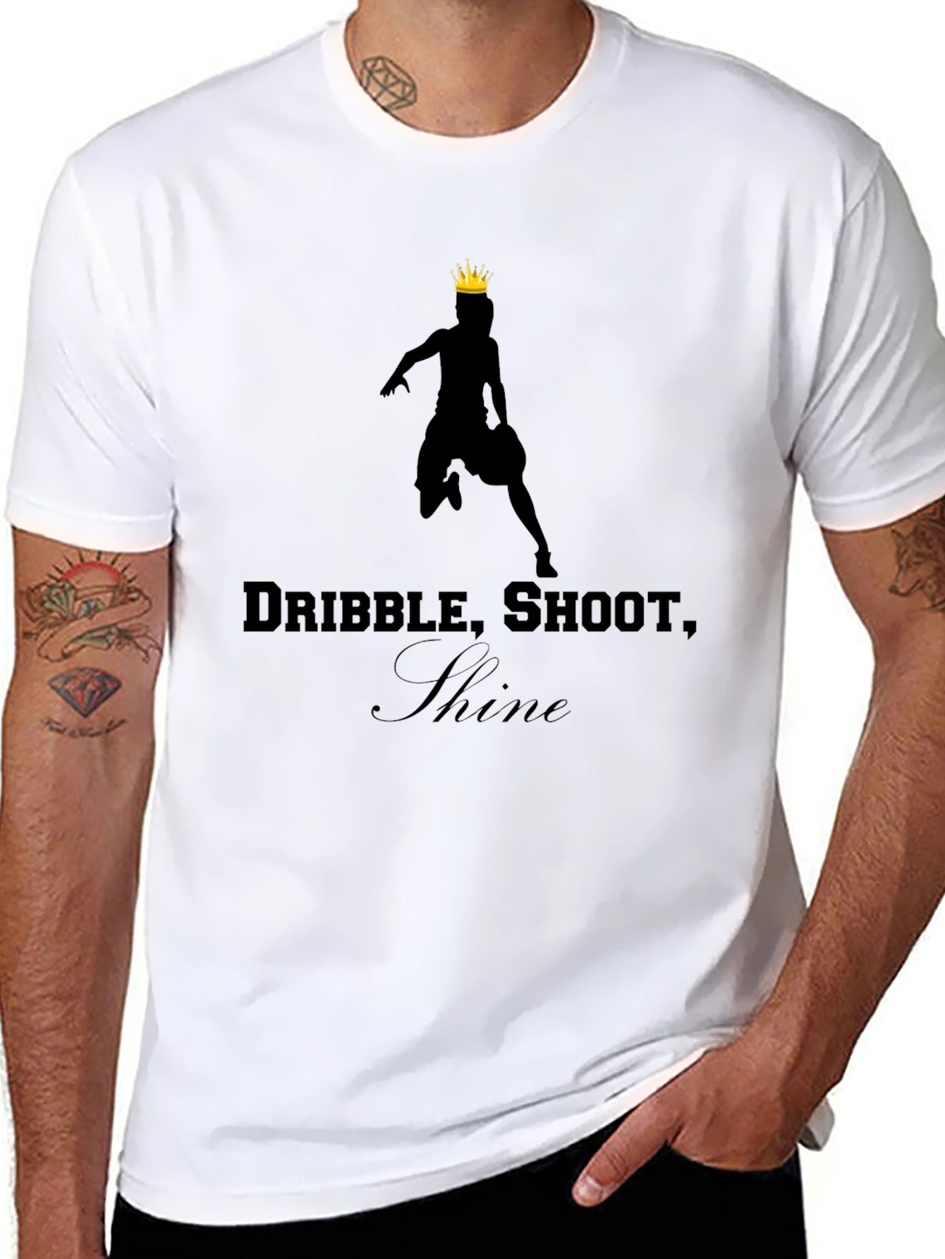 Dribble Shoot Shine Tee