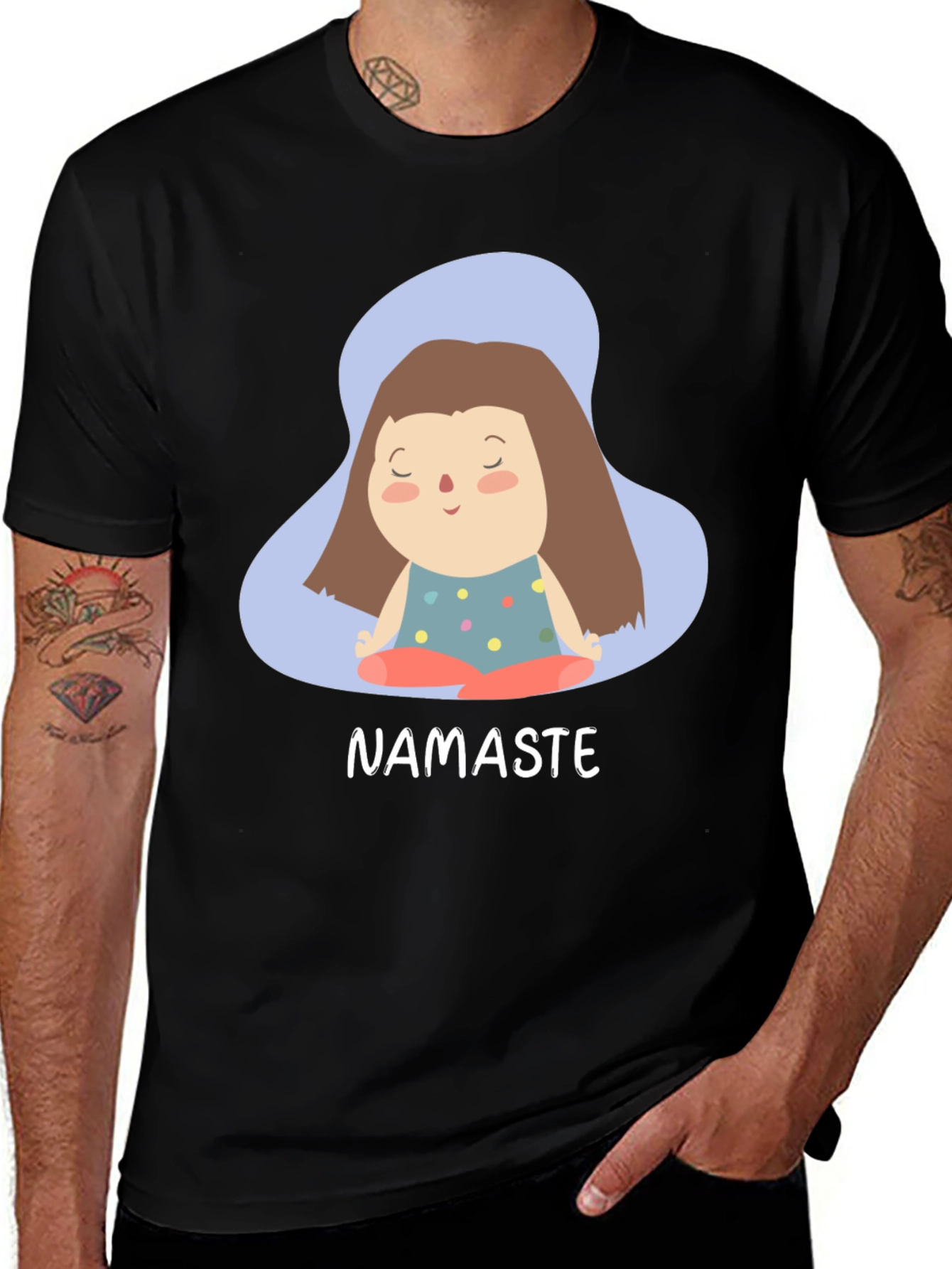Namaste Yoga Graphic T-Shirt