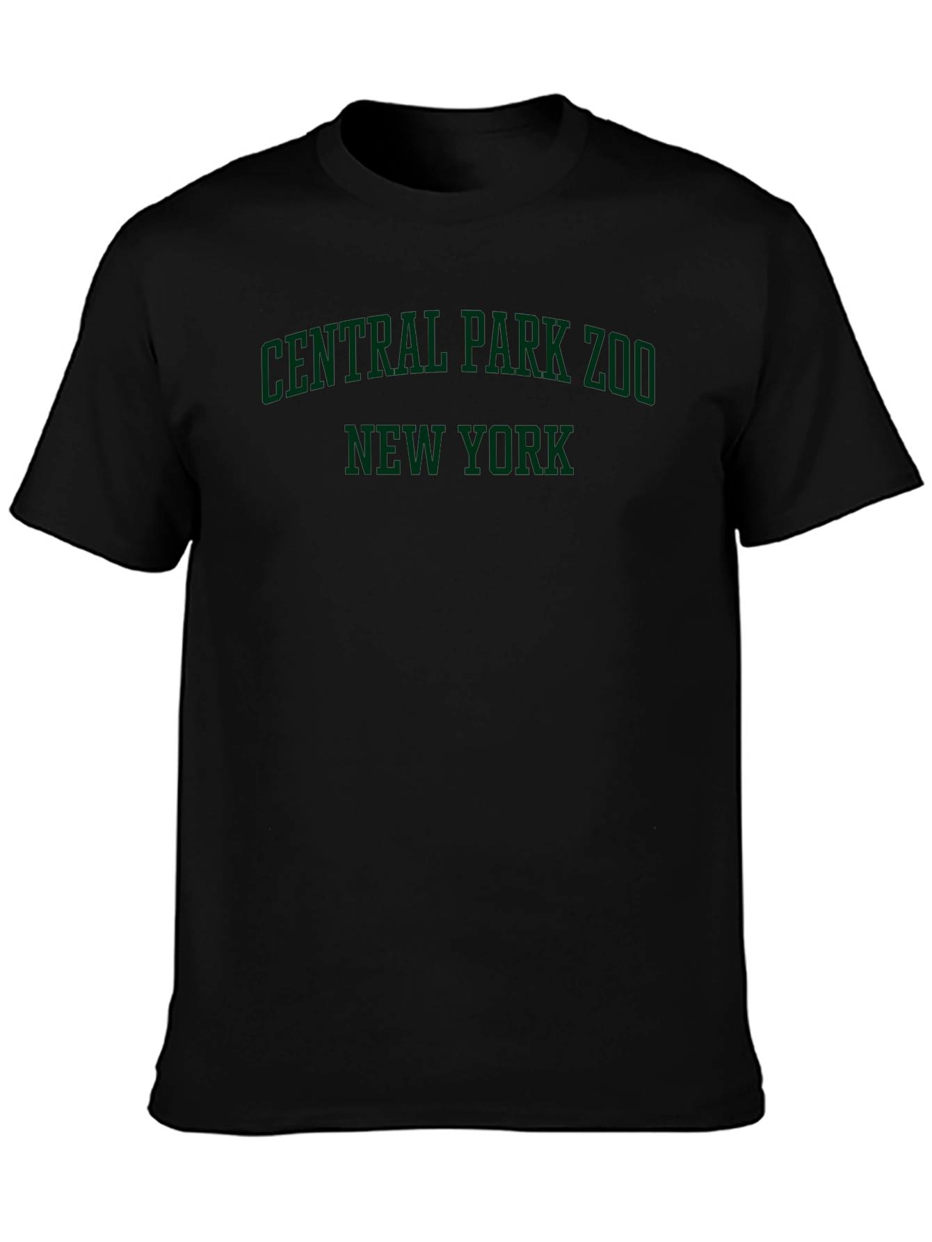 Central Park Zoo New York Black T-Shirt
