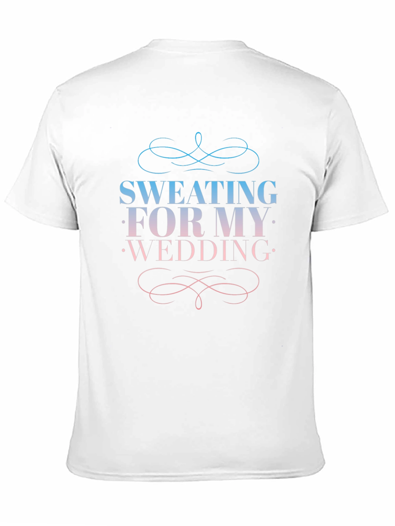 Sweating For My Wedding Black T-Shirt
