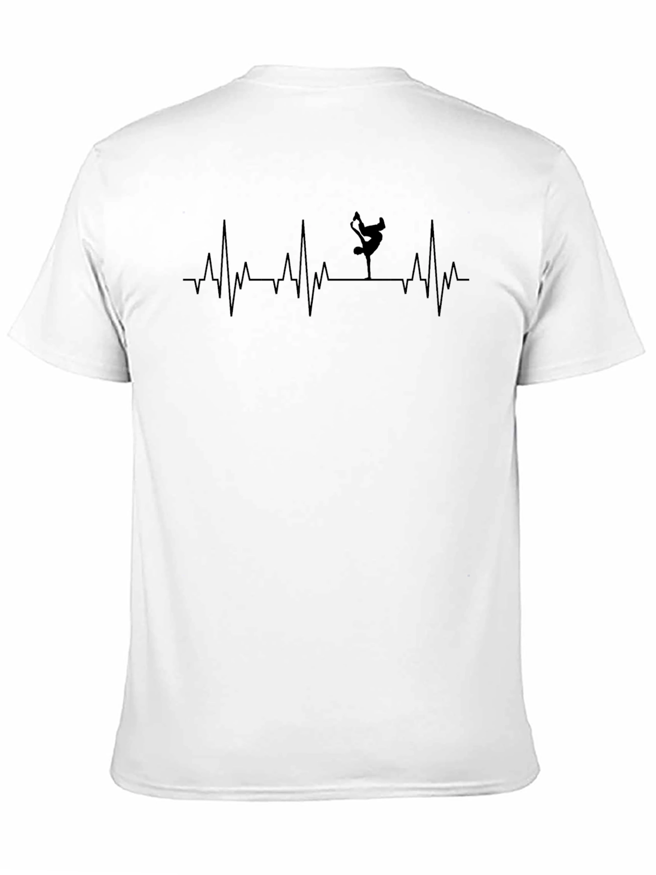 B-Boy Heartbeat T-Shirt - Black Hip Hop Tee