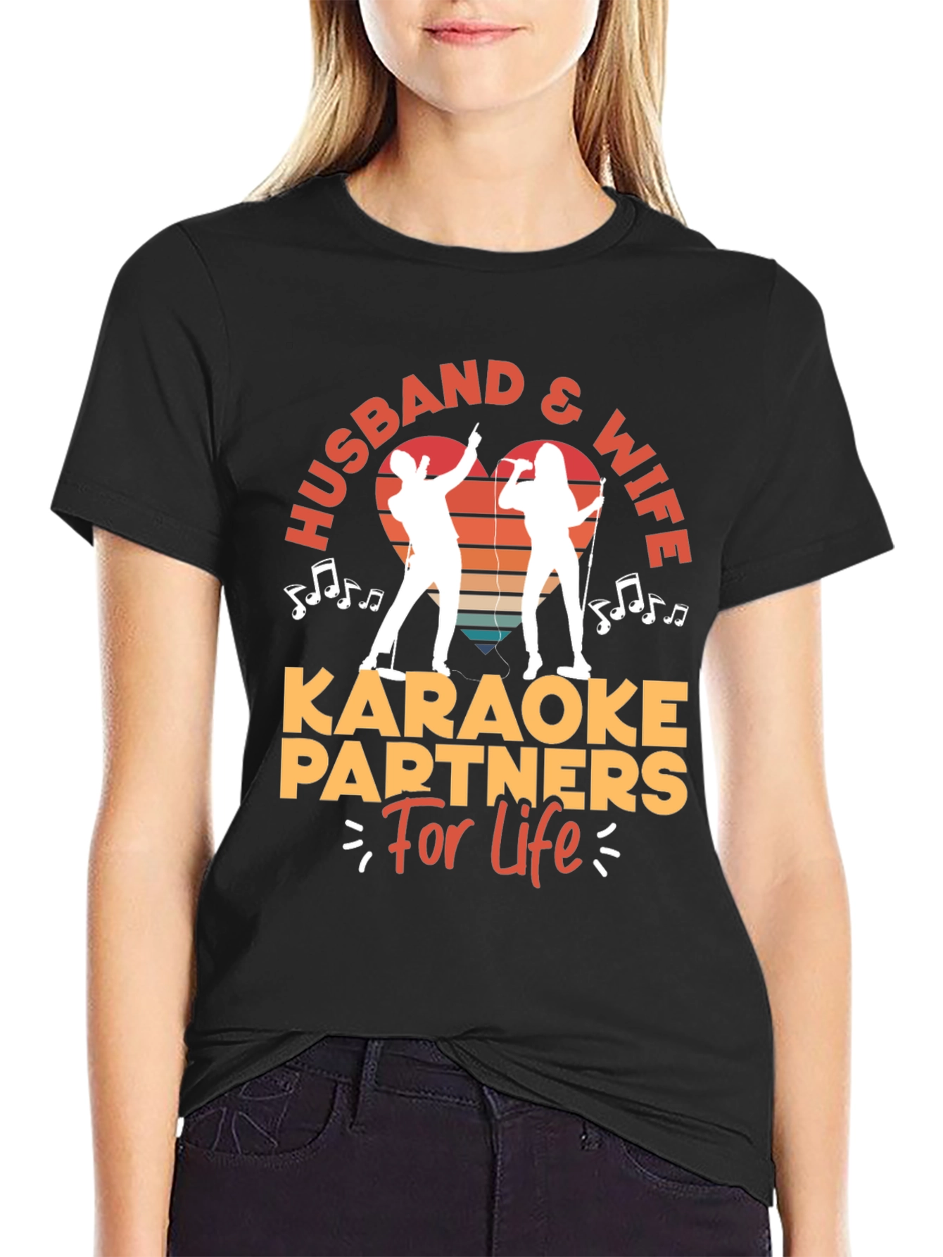 Husband & Wife Karaoke Partners T-Shirt