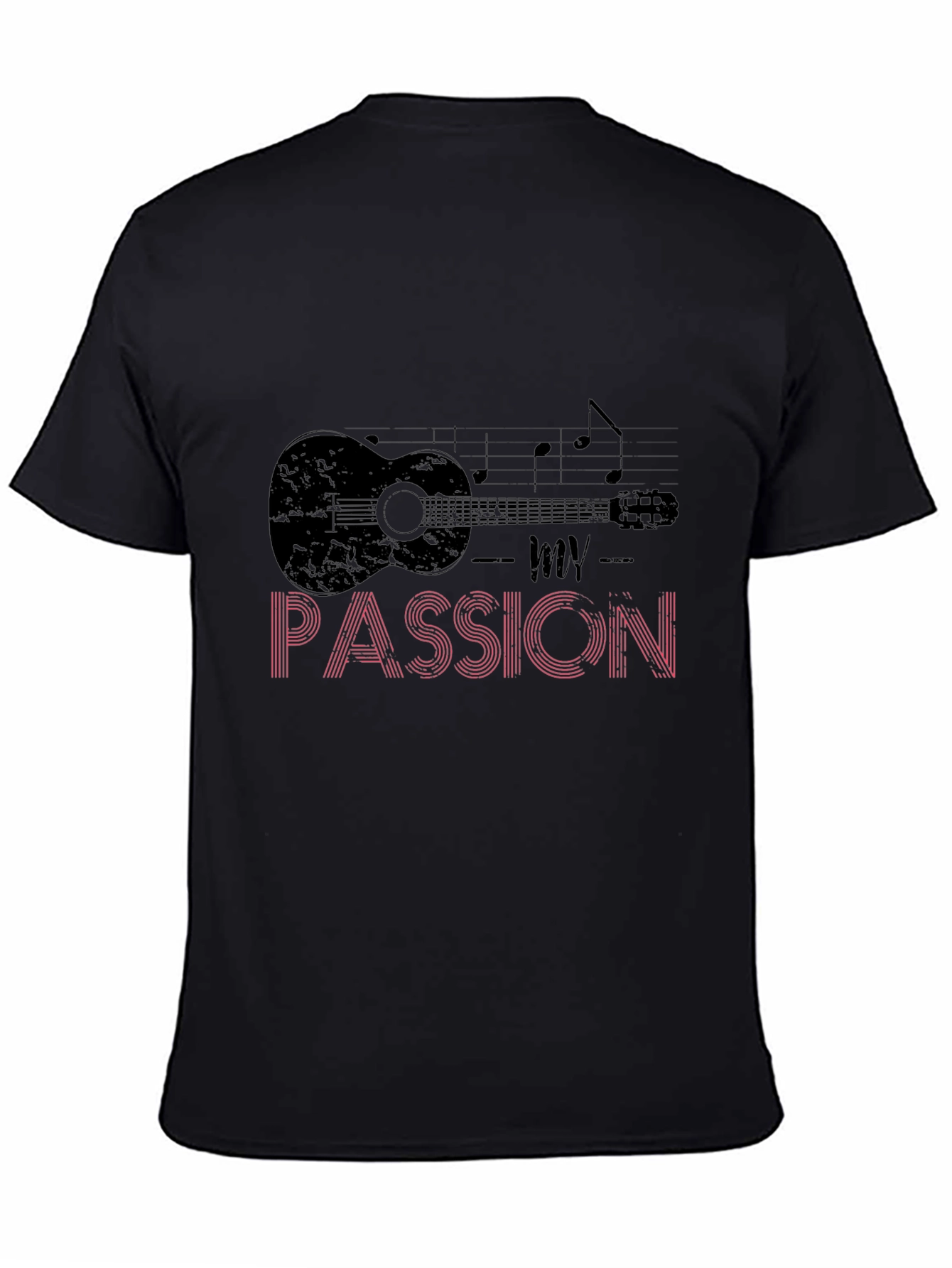 Music Passion T-Shirt - Guitar Graphic Tee