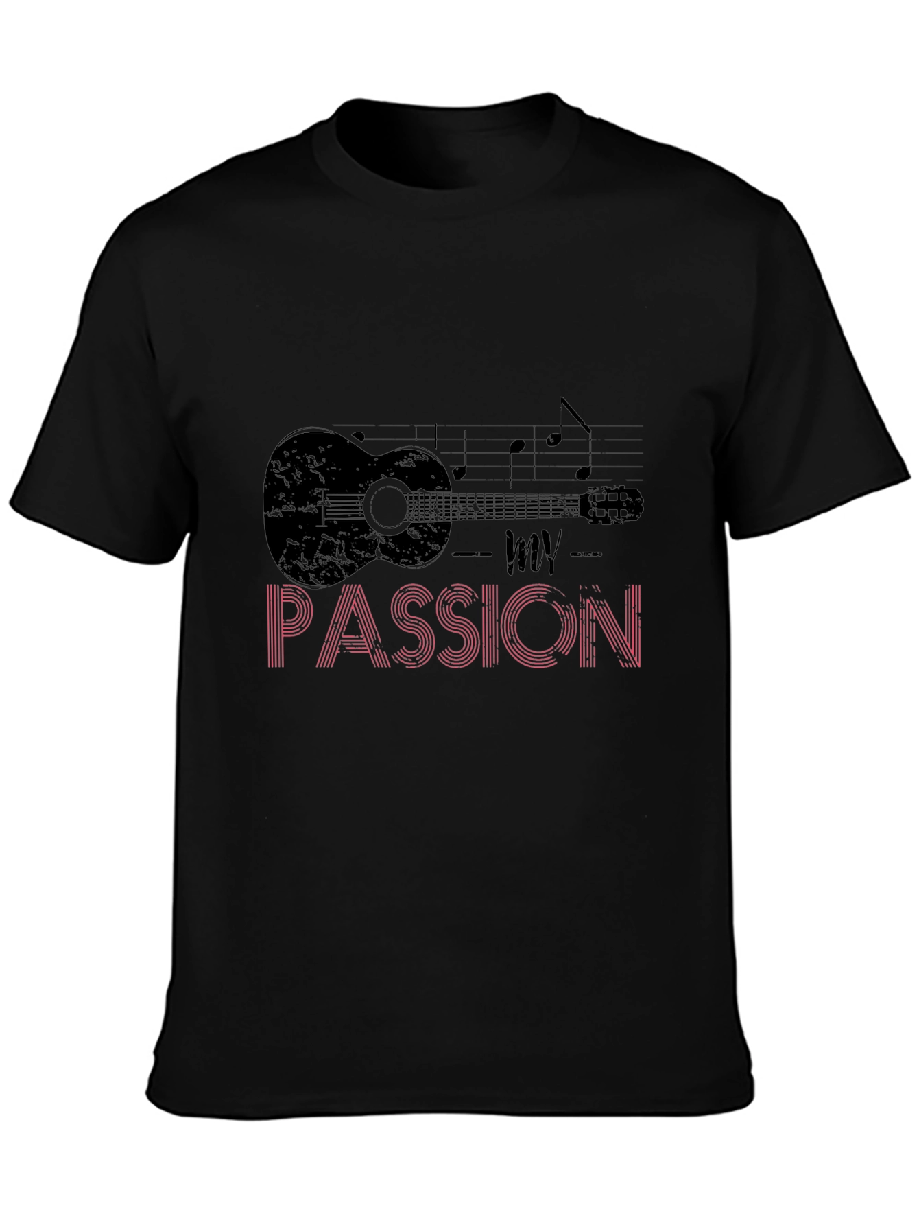Music Passion T-Shirt - Guitar Graphic Tee