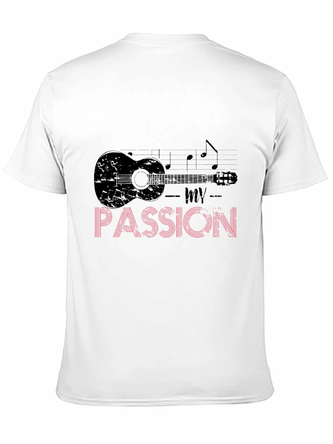 Music Passion T-Shirt - Guitar Graphic Tee