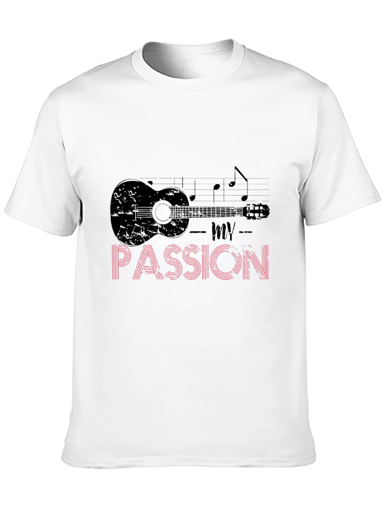 Music Passion T-Shirt - Guitar Graphic Tee
