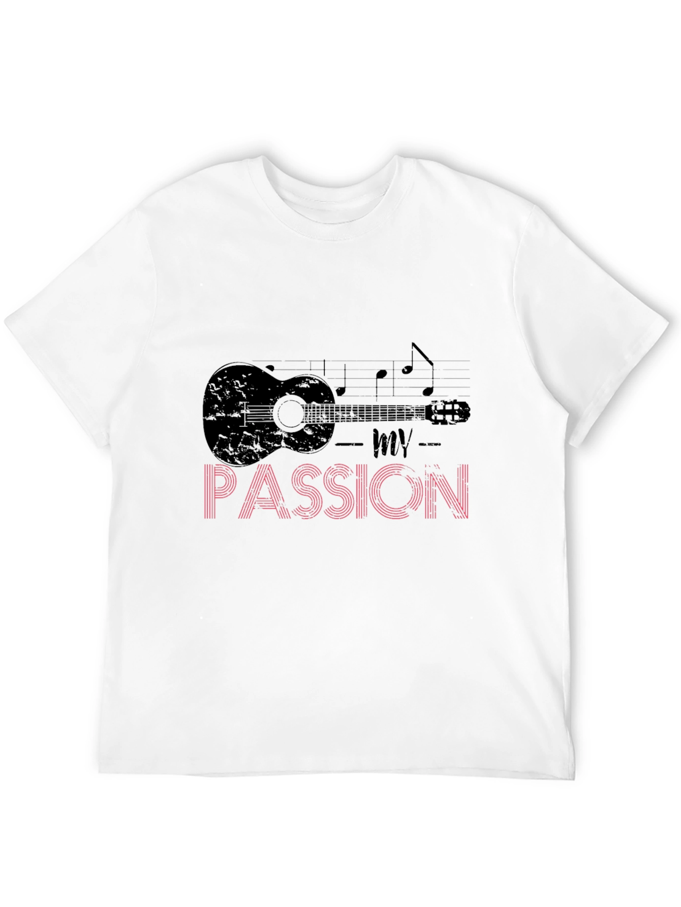 Music Passion T-Shirt - Guitar Graphic Tee