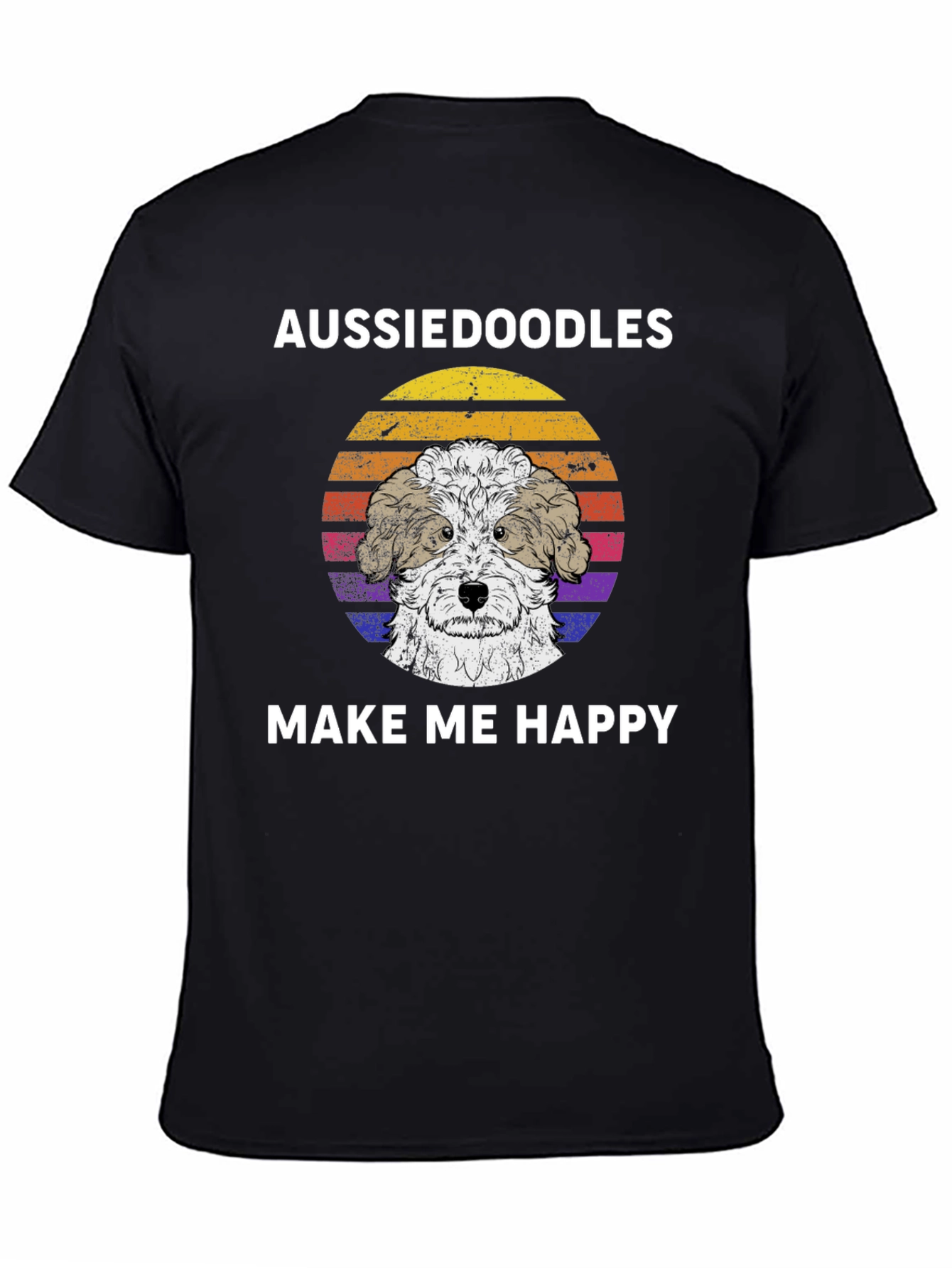 Aussiedoodles Make Me Happy Graphic T-Shirt