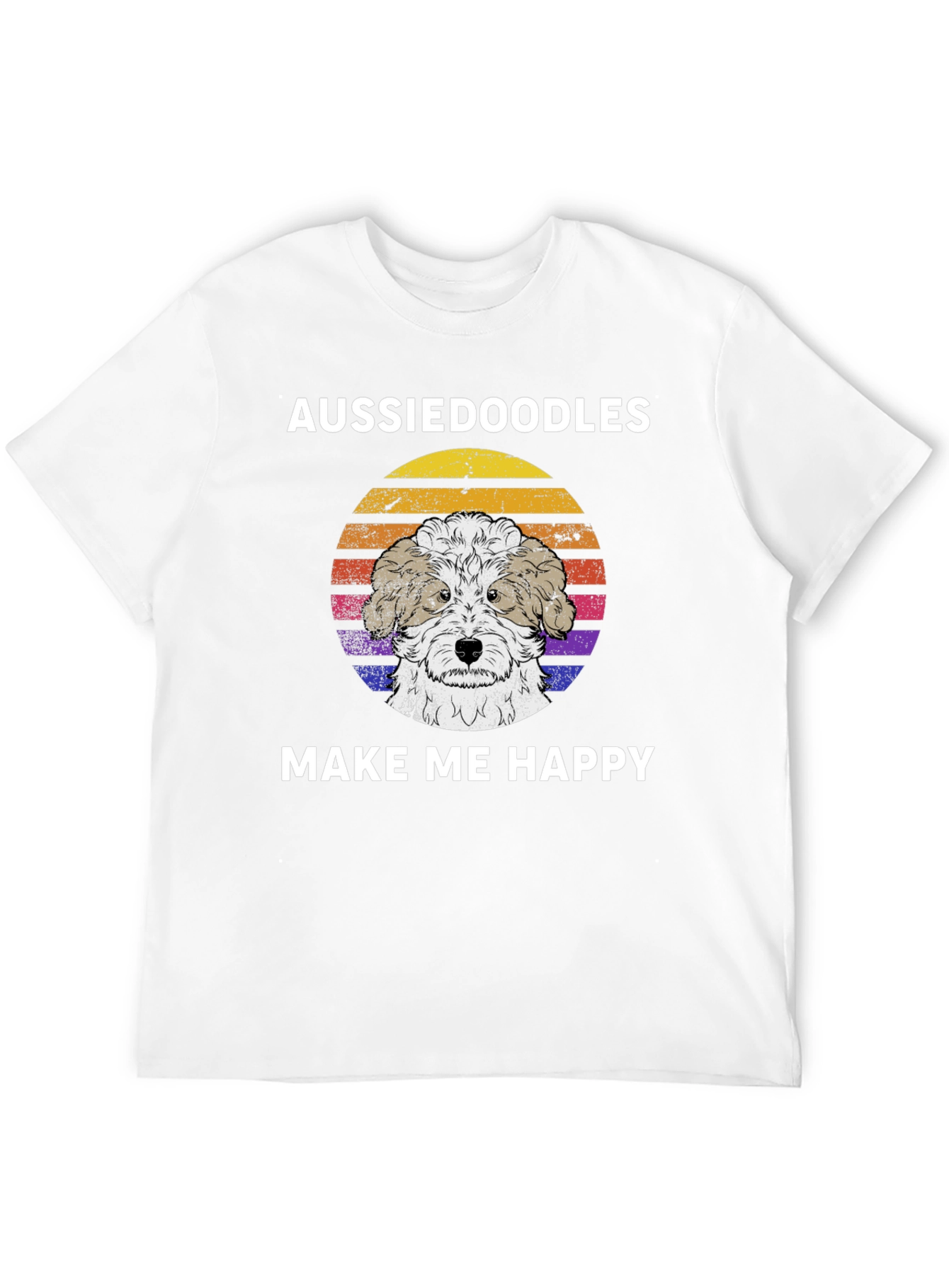 Aussiedoodles Make Me Happy Graphic T-Shirt