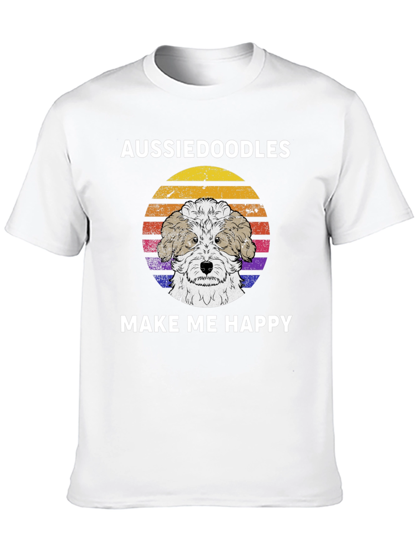 Aussiedoodles Make Me Happy Graphic T-Shirt