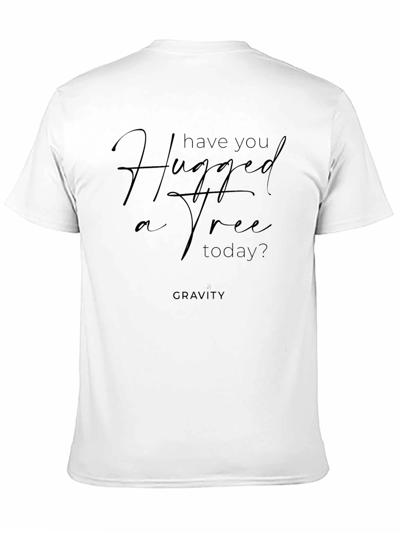 Hugged a Tree? Black Graphic Tee