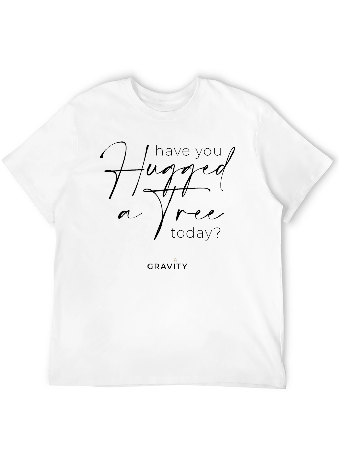 Hugged a Tree? Black Graphic Tee