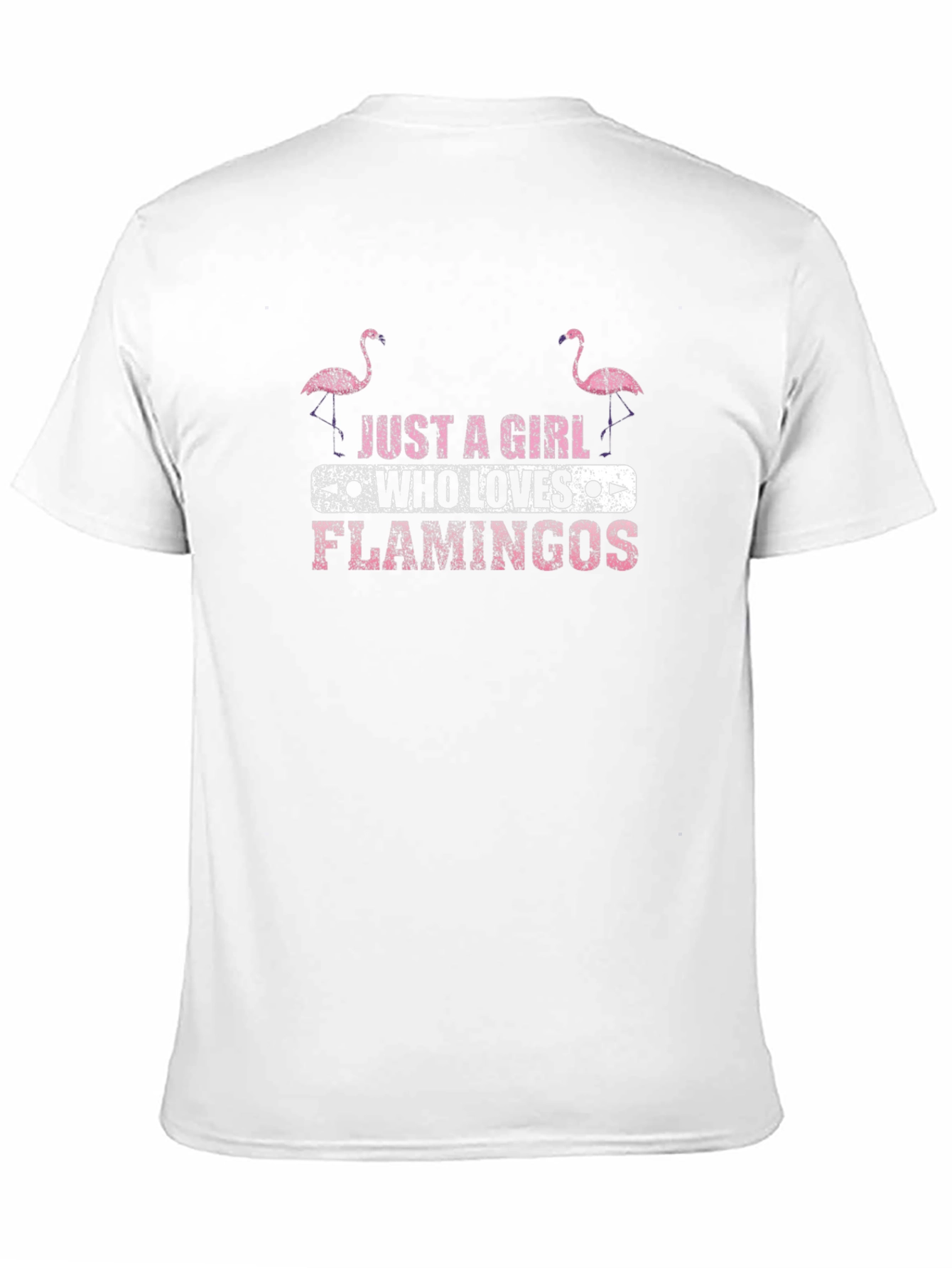 Just a Girl Who Loves Flamingos Graphic Tee