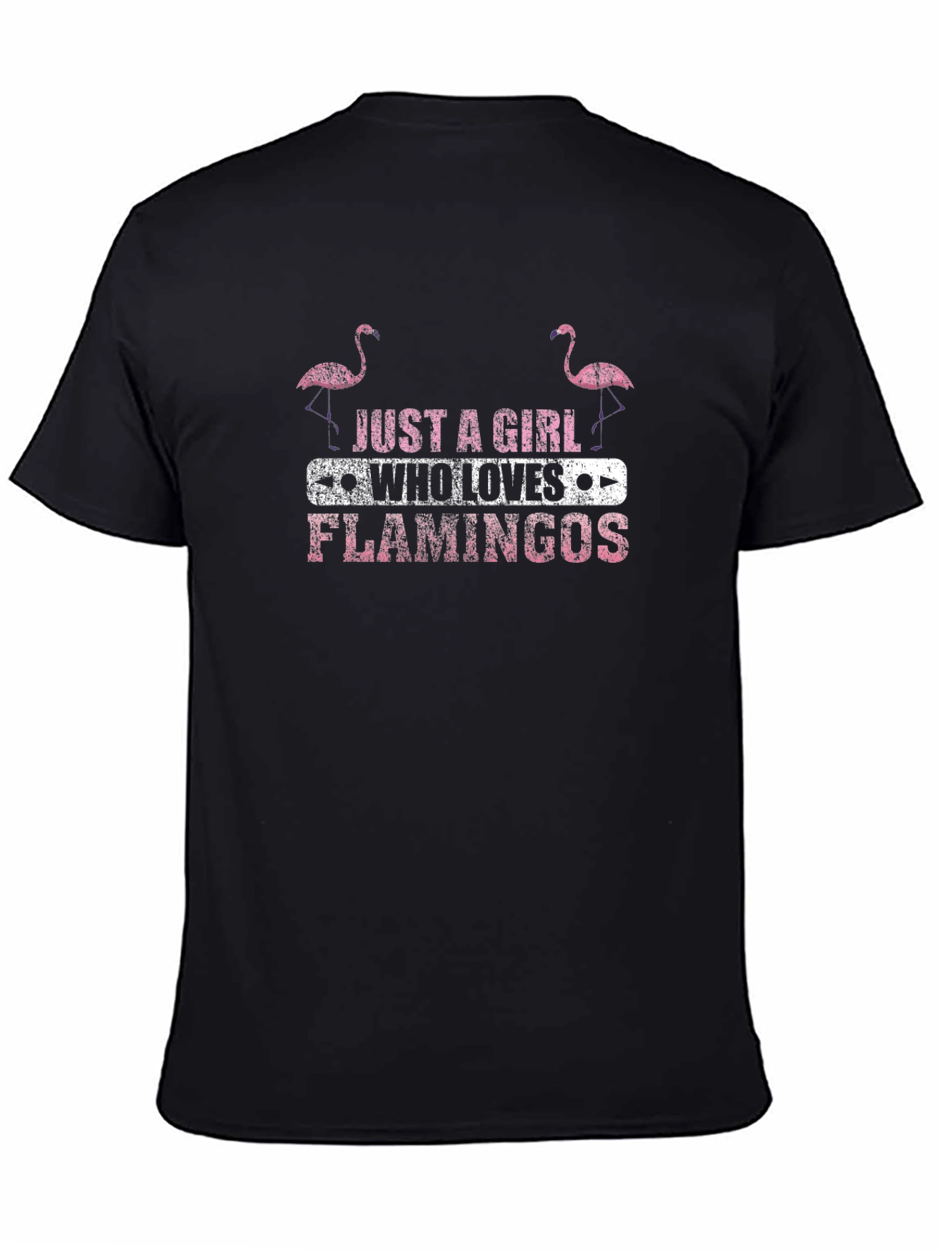 Just a Girl Who Loves Flamingos Graphic Tee