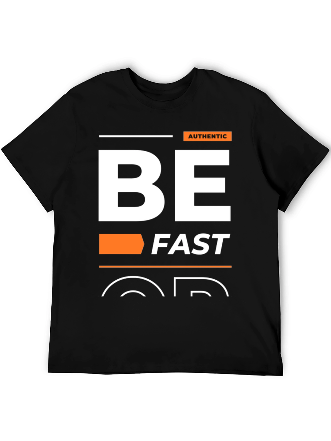 Be Fast Graphic Tee - Black