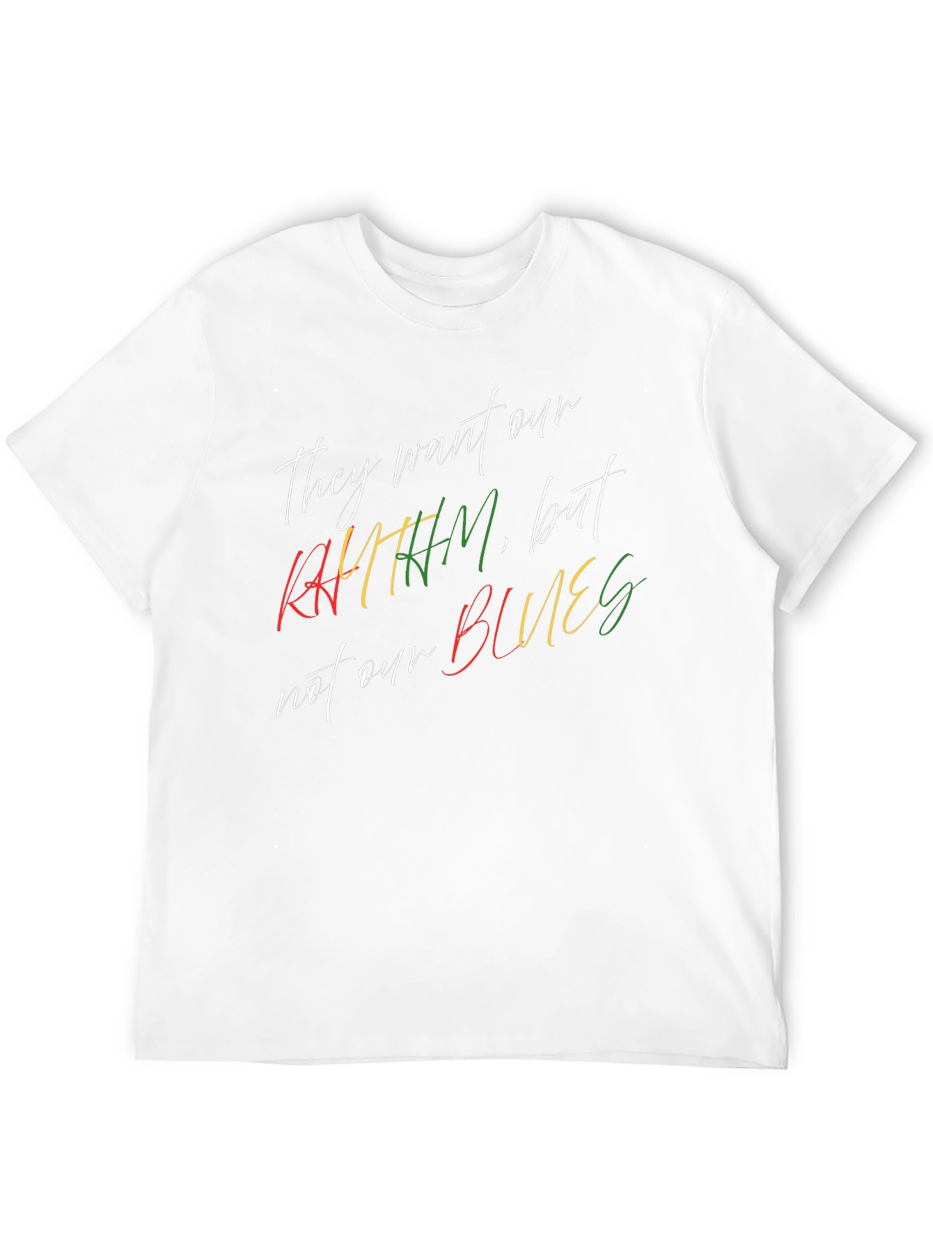 Rhythm & Blues Graphic Tee - Black Cotton T-Shirt