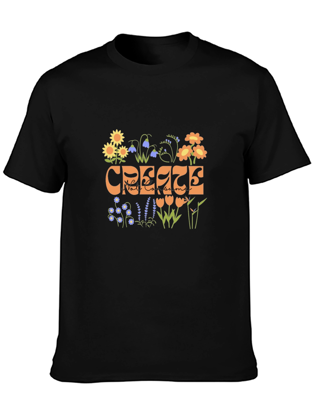 Floral Create Graphic Tee