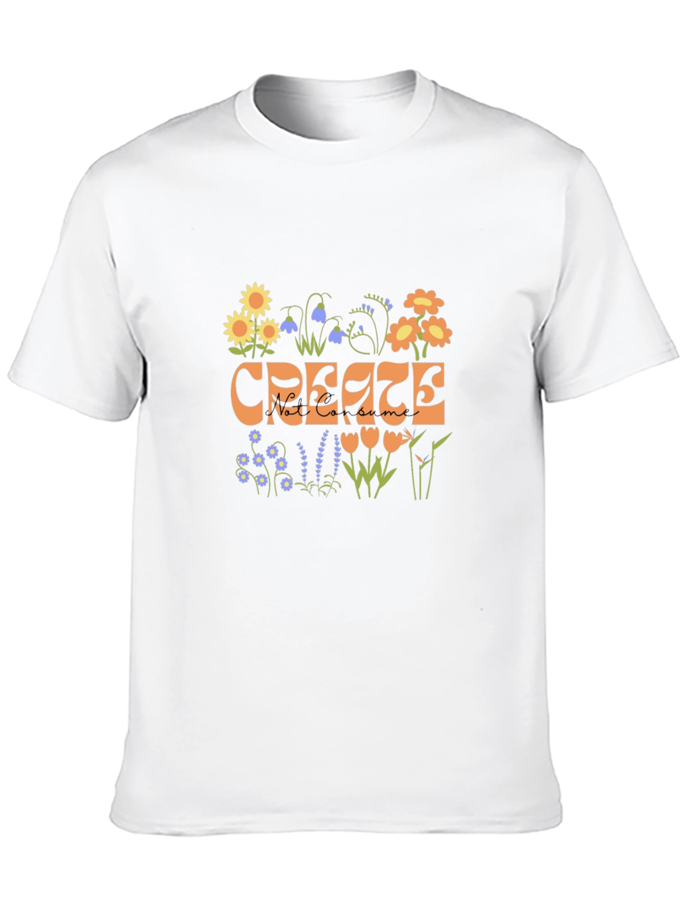 Floral Create Graphic Tee