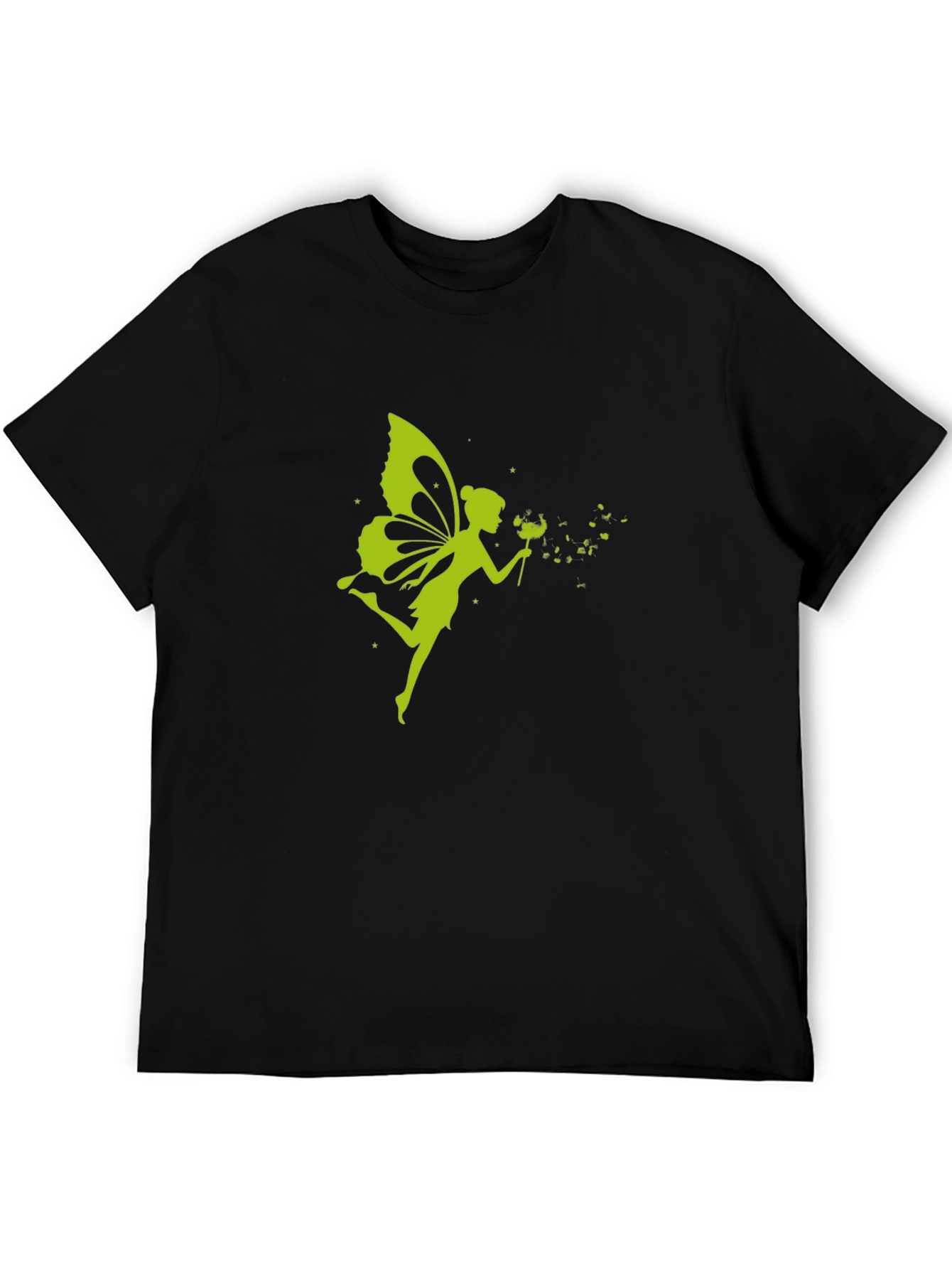 Fairy Graphic Black T-Shirt | Casual Tee