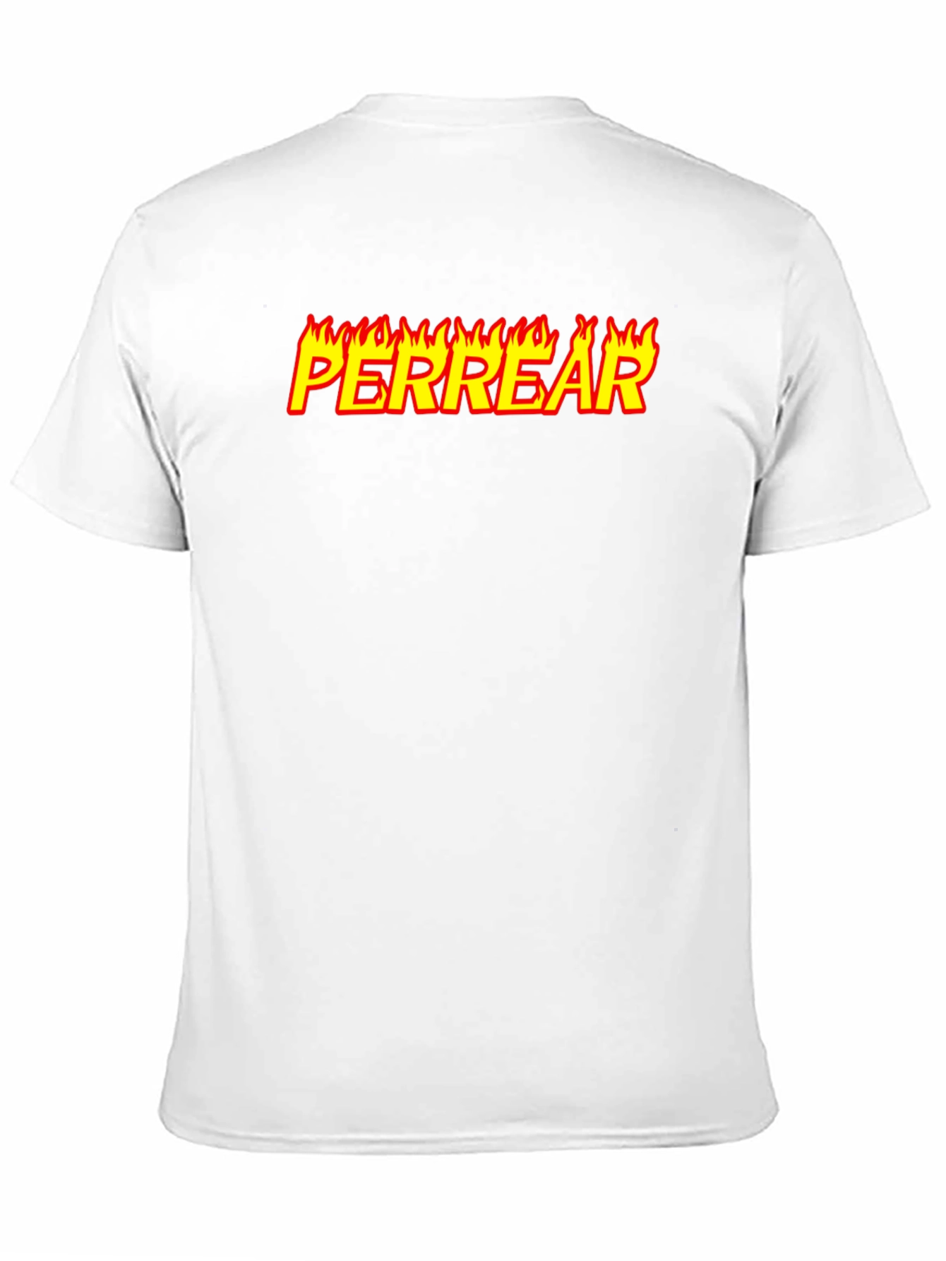 Perrear Flame Graphic T-Shirt - Black