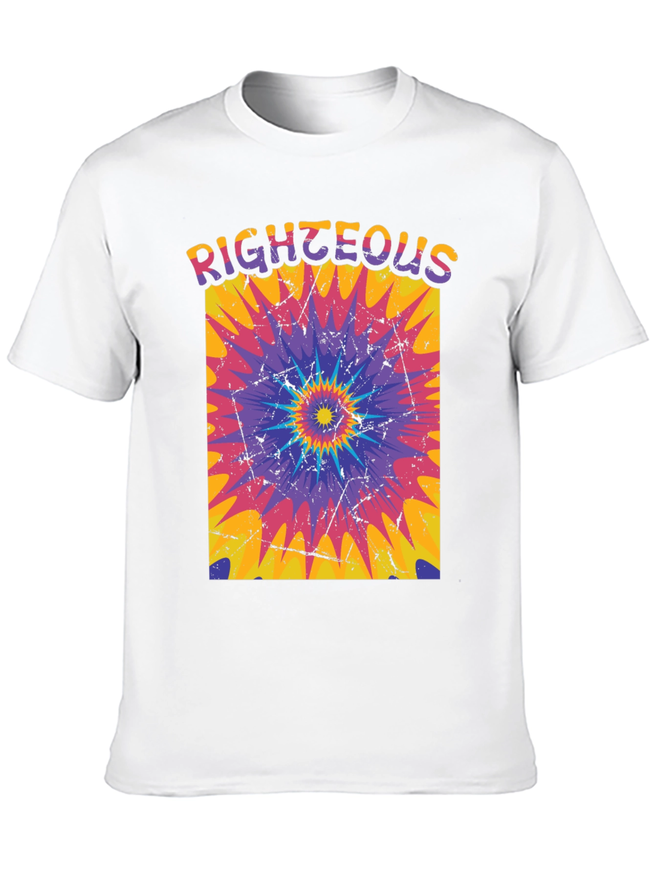 Righteous Tie-Dye Graphic Tee