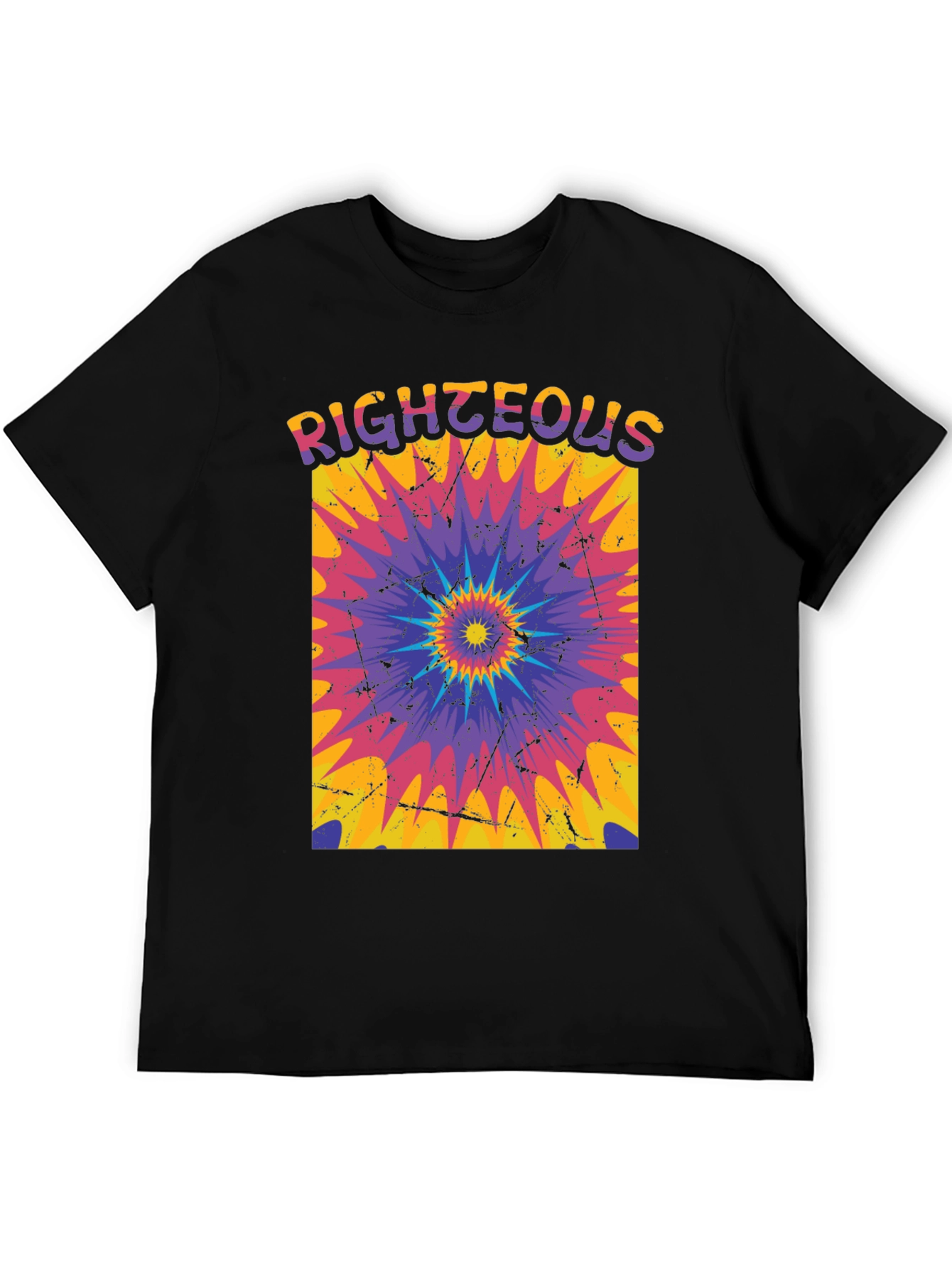 Righteous Tie-Dye Graphic Tee