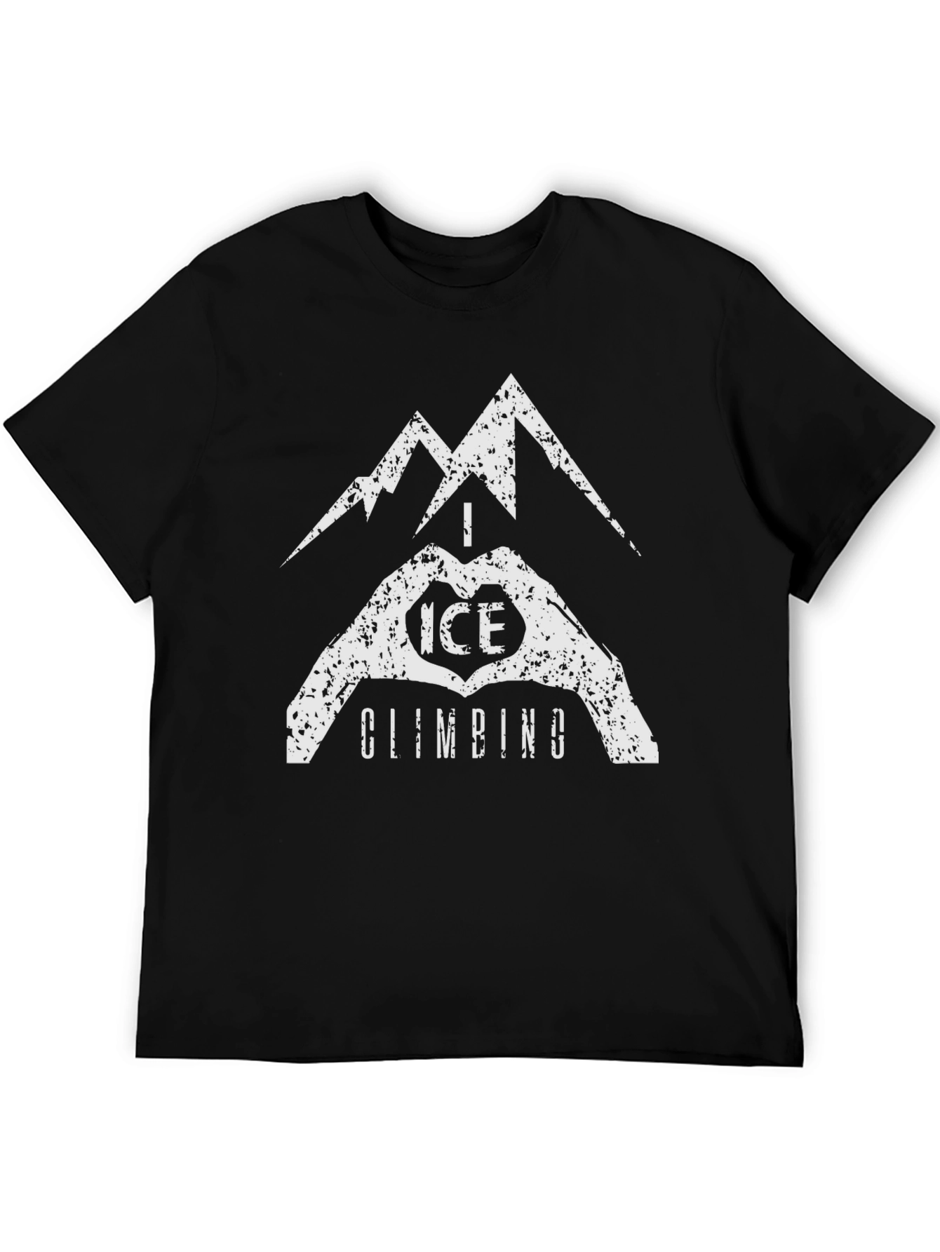 I Love Ice Climbing T-Shirt - Mountain Graphic Tee