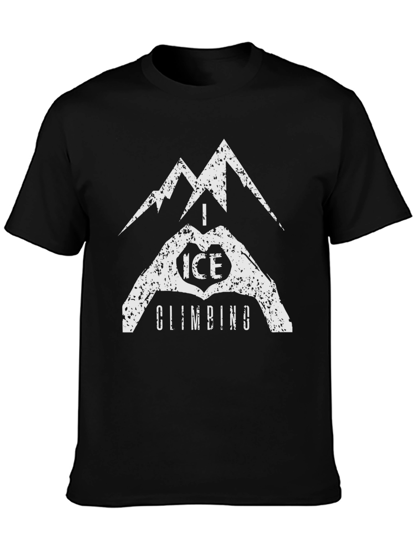 I Love Ice Climbing T-Shirt - Mountain Graphic Tee