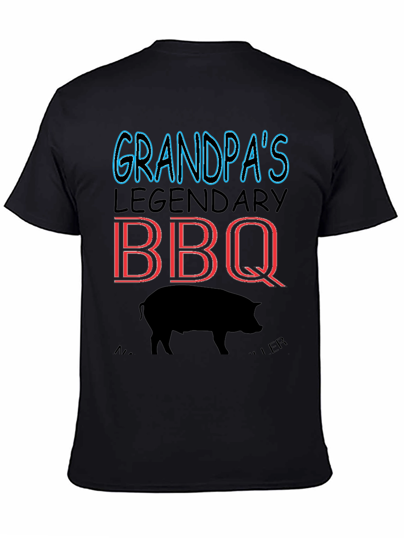 Grandpas Legendary BBQ Pig T-Shirt