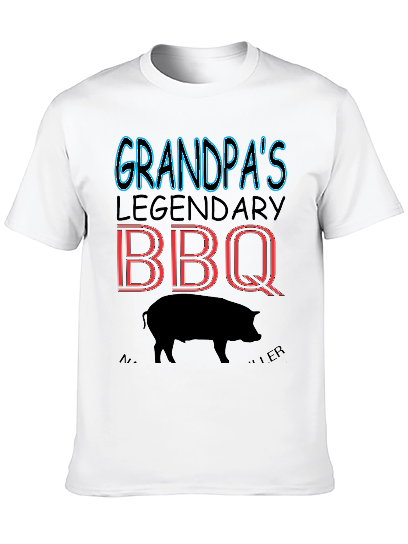 Grandpas Legendary BBQ Pig T-Shirt