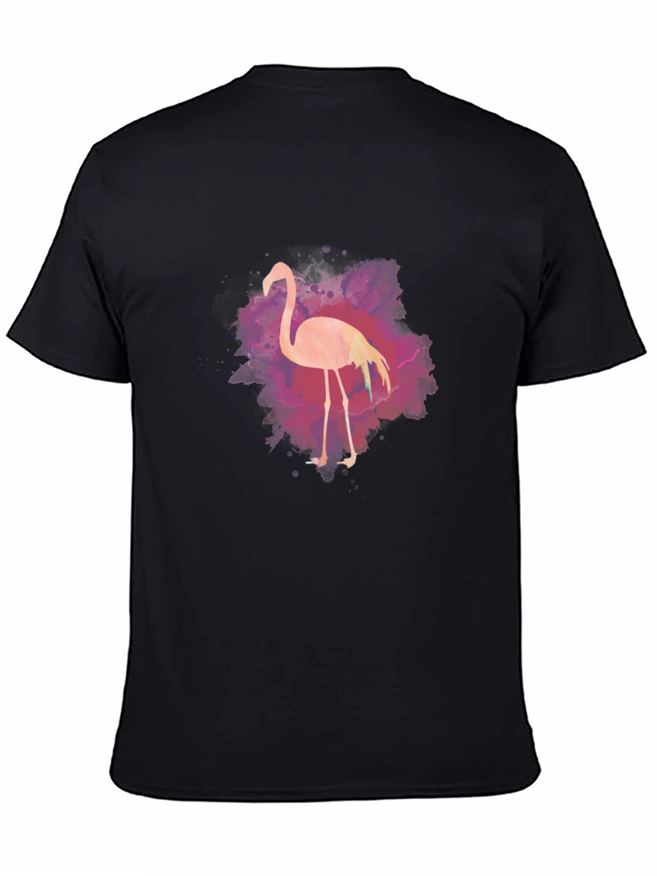 Flamingo Graphic Tee - Mens Black T-Shirt