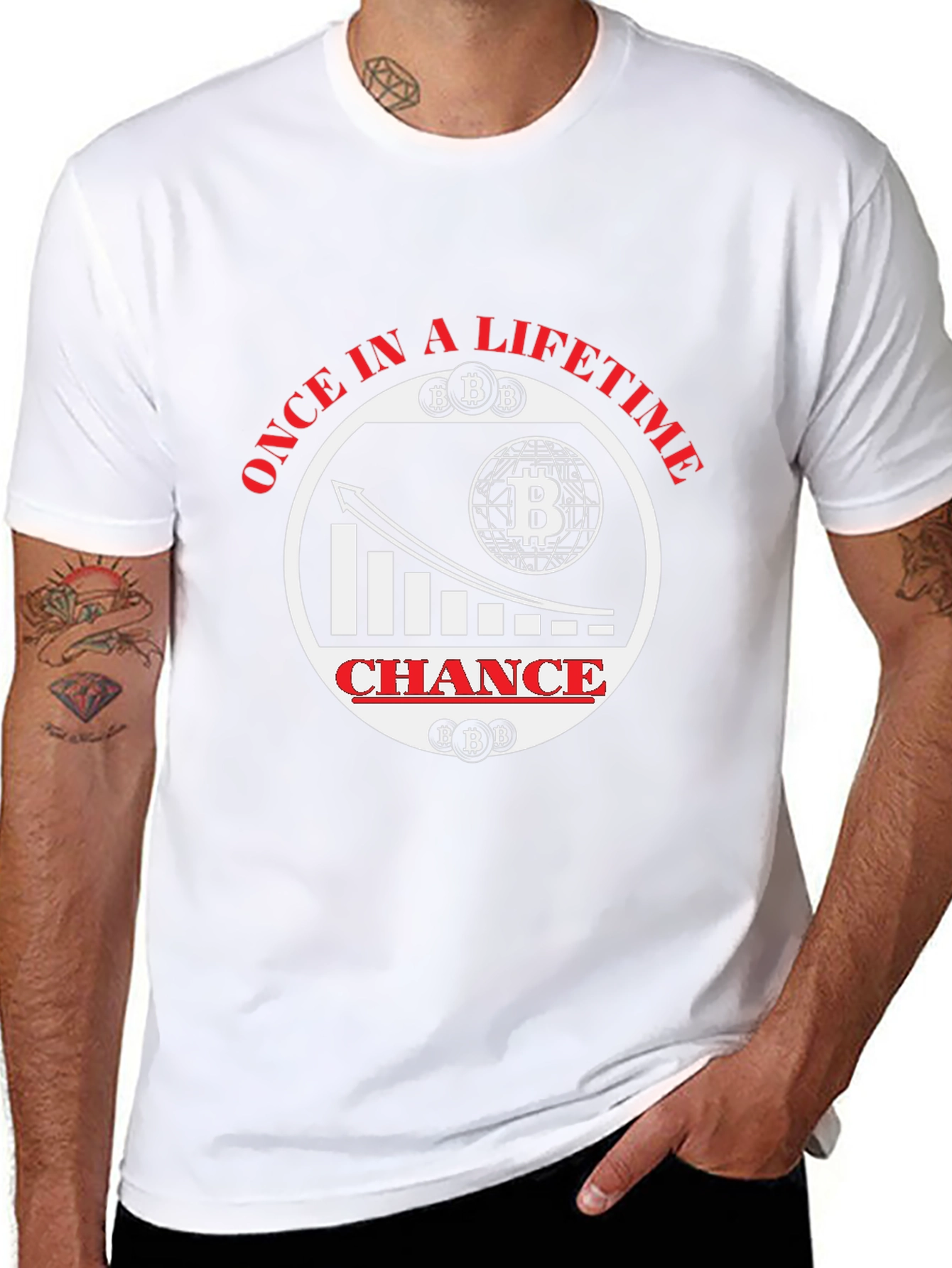 Bitcoin Once in a Lifetime T-Shirt - Crypto Fashion