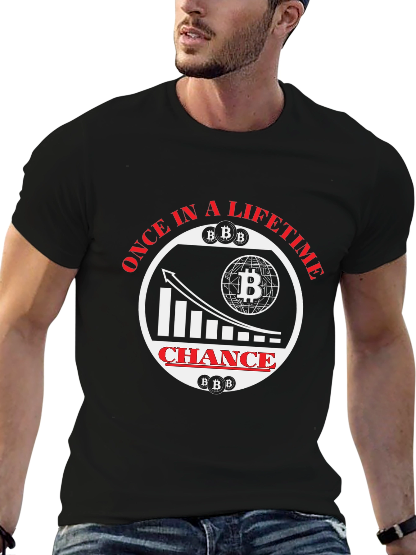 Bitcoin Once in a Lifetime T-Shirt - Crypto Fashion