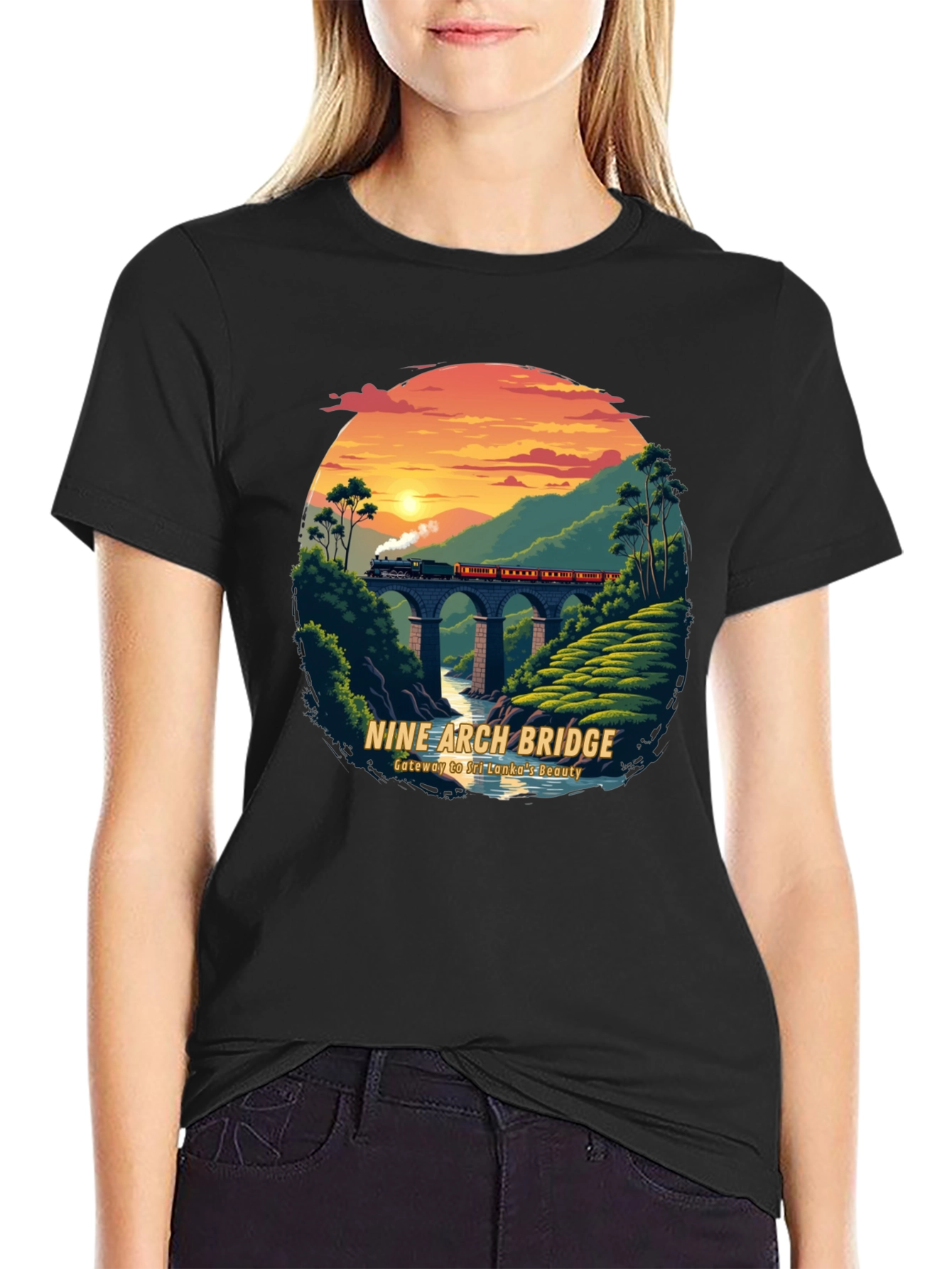 Nine Arch Bridge Graphic Tee