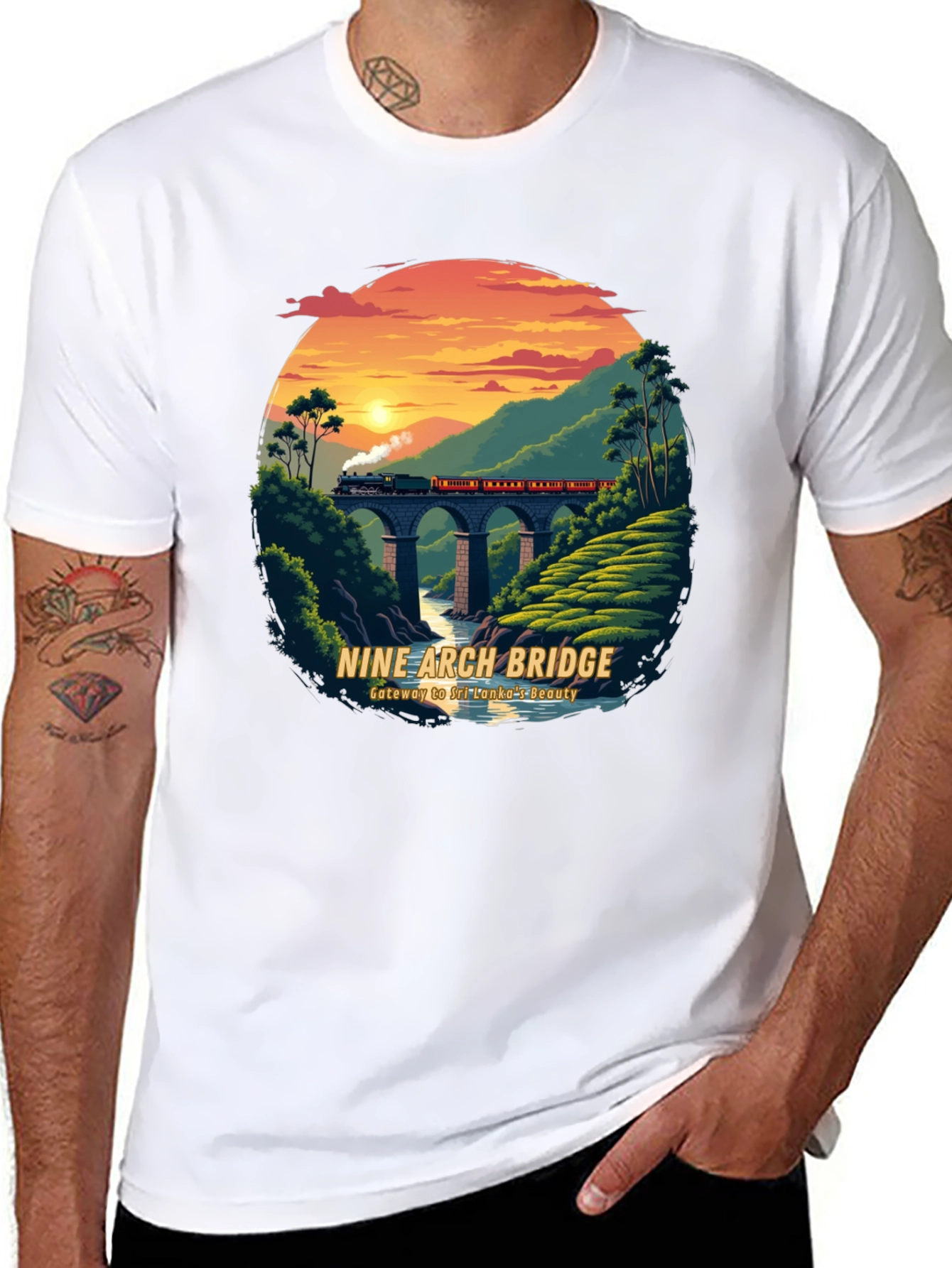 Nine Arch Bridge Graphic Tee