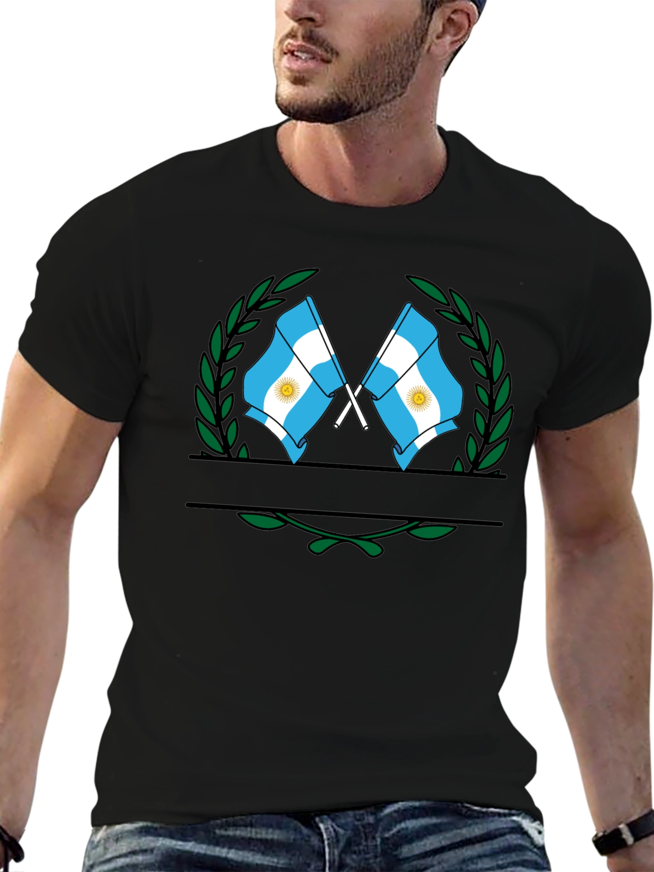 Argentina Flag Emblem T-Shirt