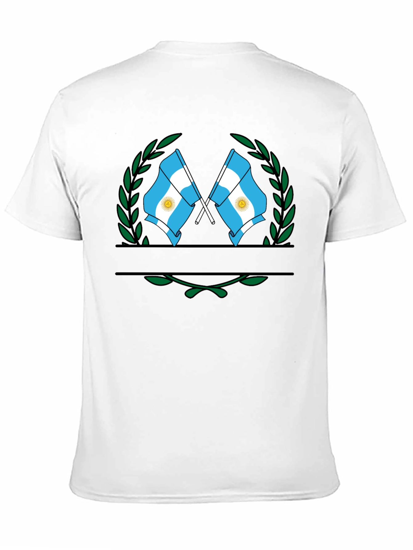 Argentina Flag Emblem T-Shirt