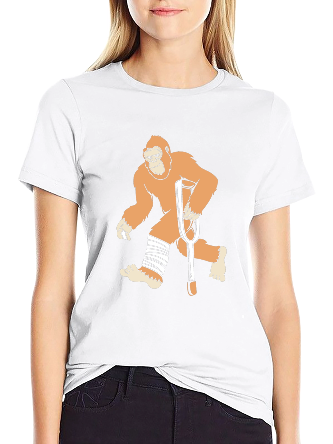 Funny Bigfoot T-Shirt - Get Well Soon